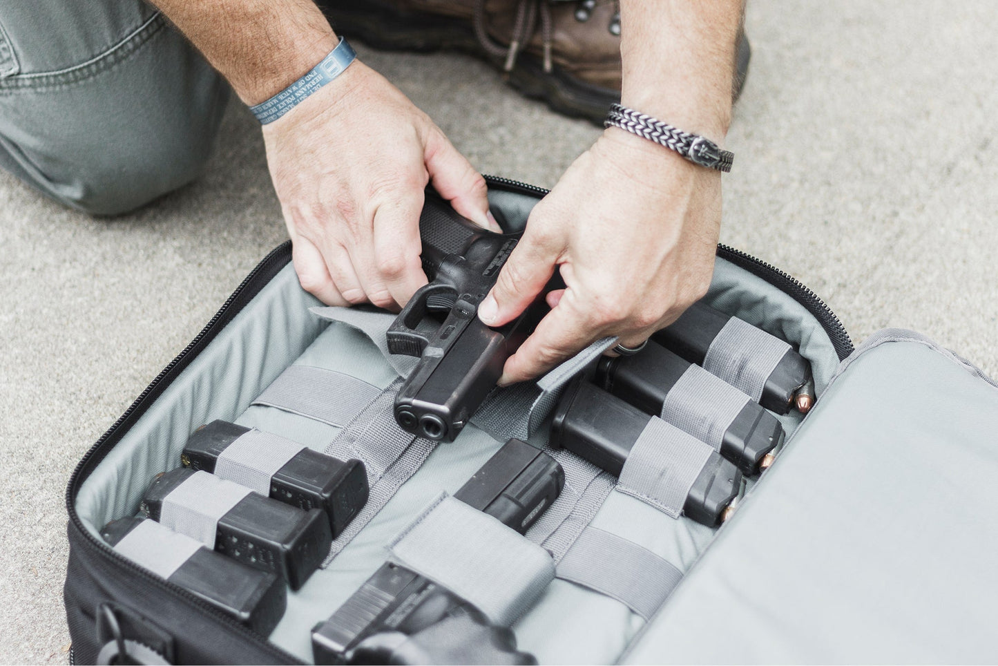 Four Gun Pistol Pack, Range Bag Elite Survival Systems