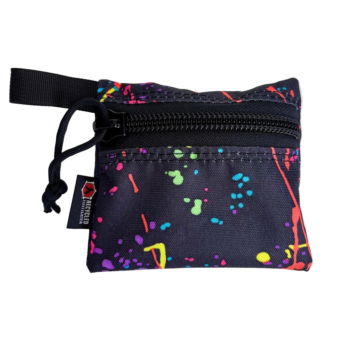 Recycled Firefighter Truckie Zippered Gear Pouch - Small