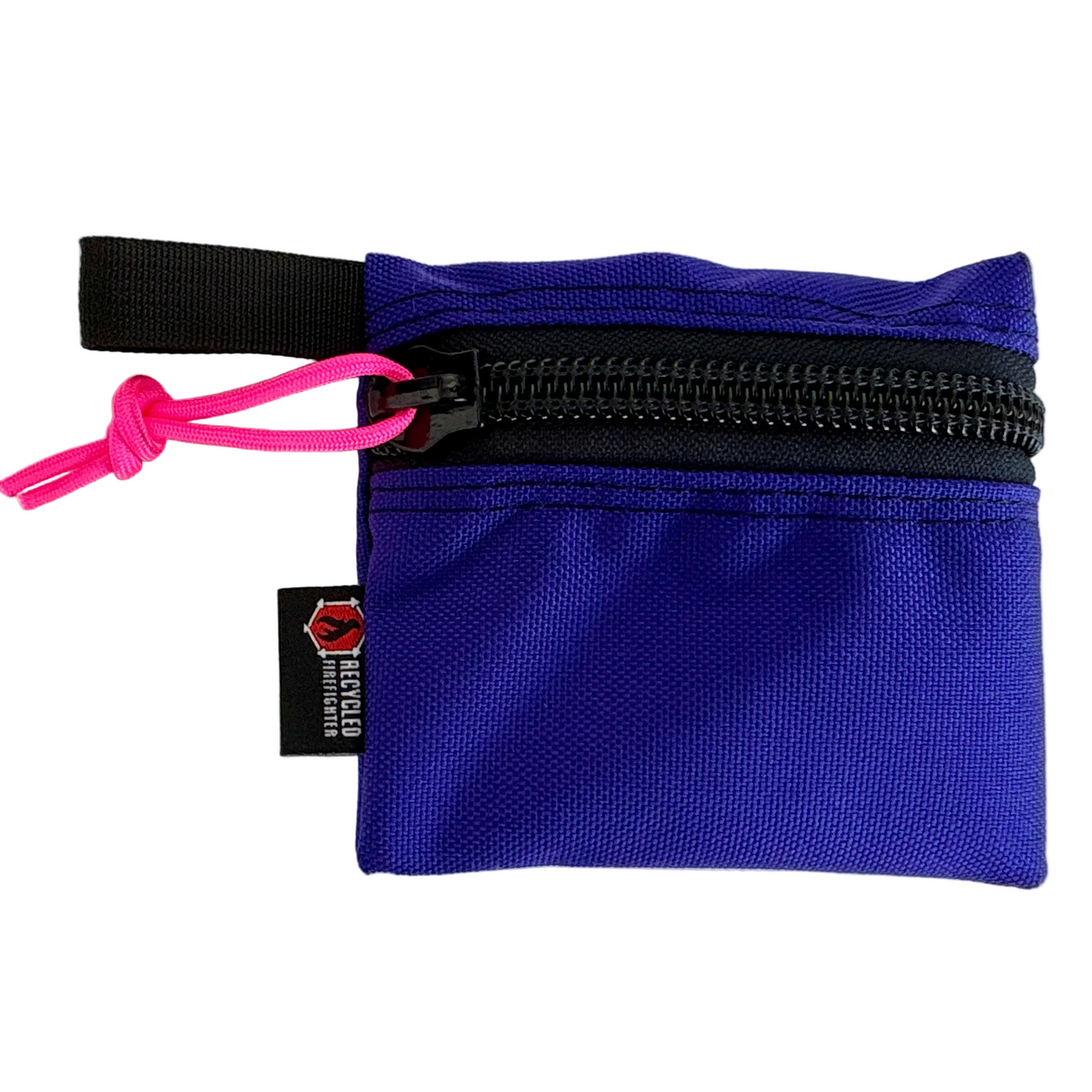 Recycled Firefighter Truckie Zippered Gear Pouch - Small