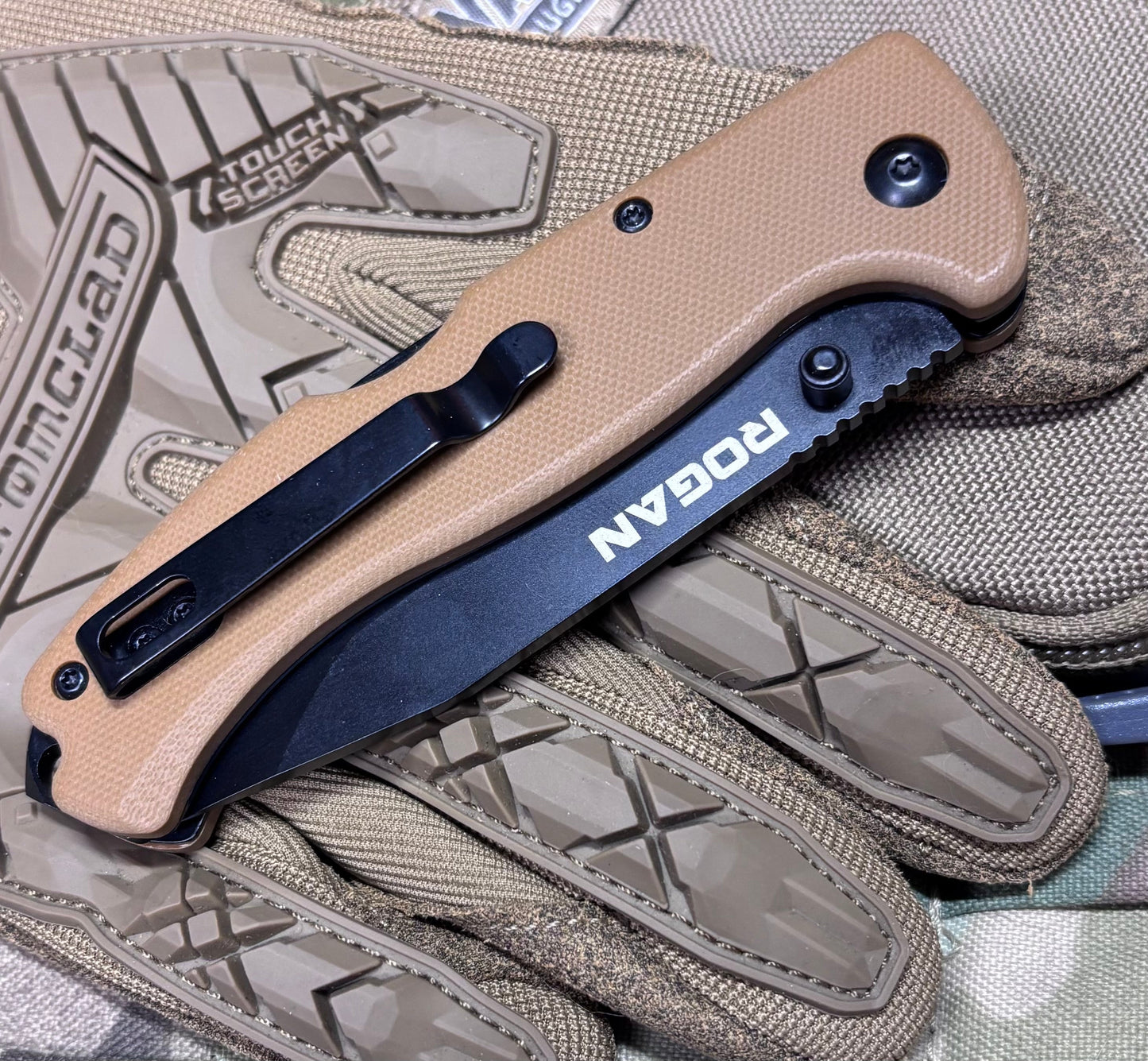 ROGUE Folding Knife-Gen 1 (Coyote/Black)