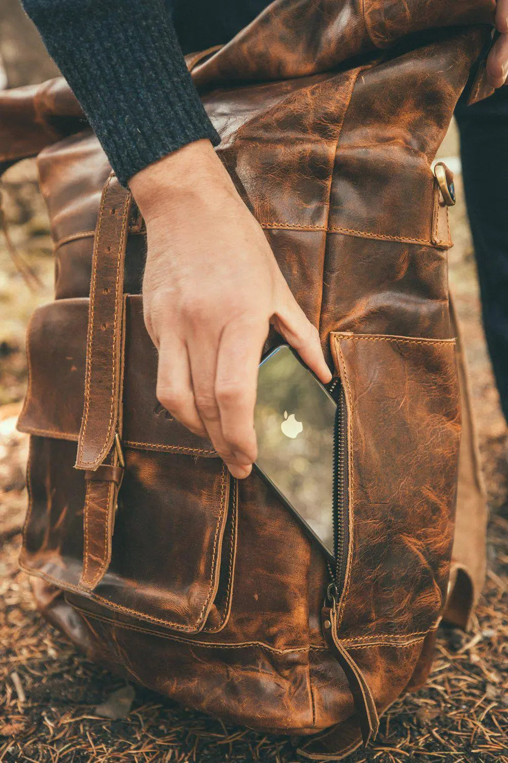 Kobuk Leather Backpack Kodiak Leather