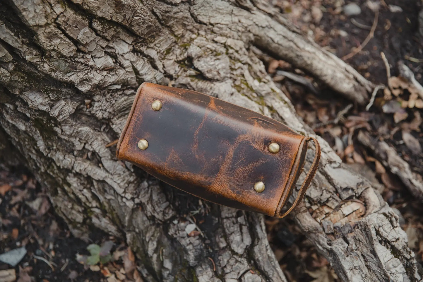 Canvas Dopp Bag Kodiak Leather