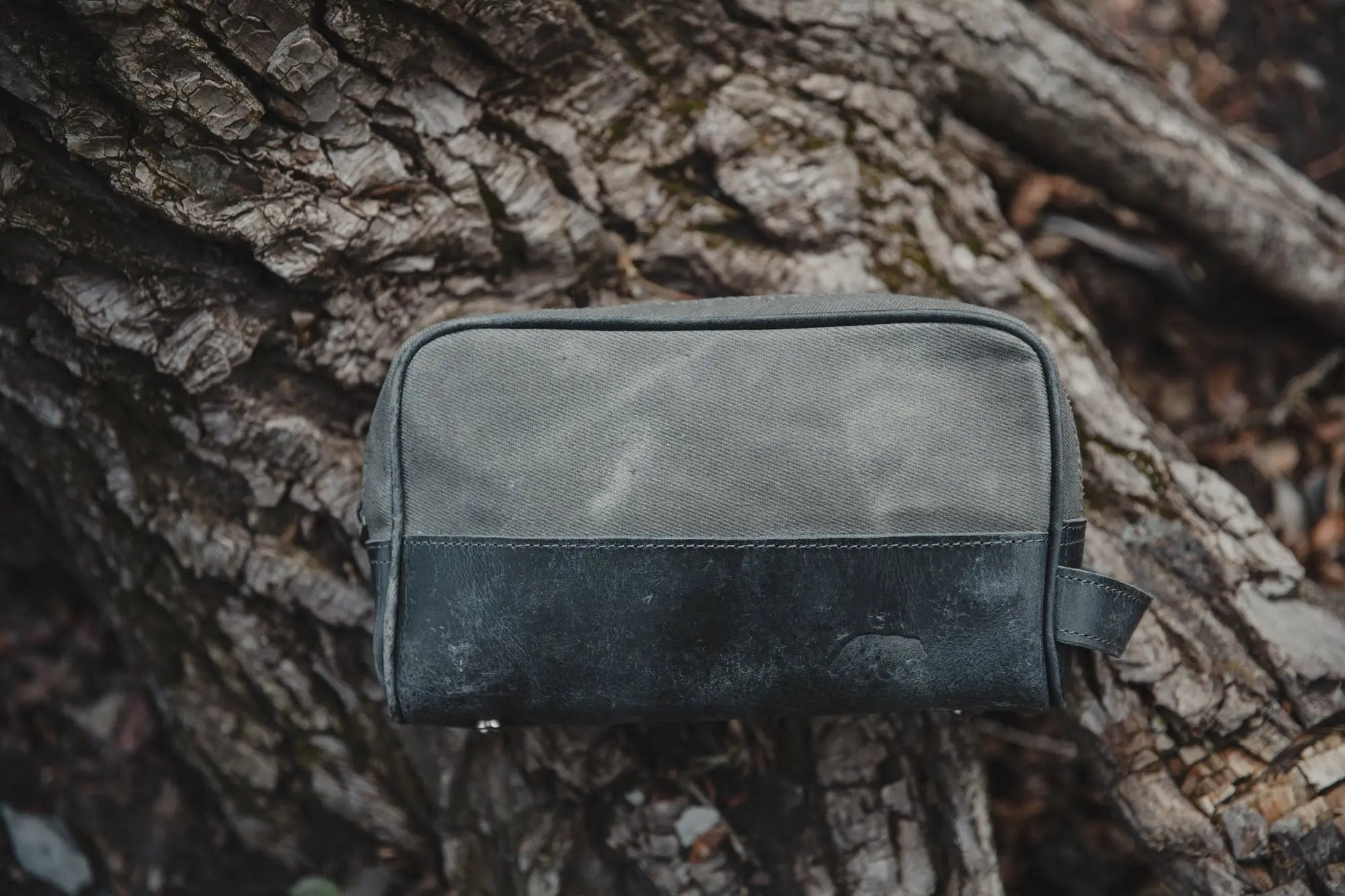 Canvas Dopp Bag Kodiak Leather