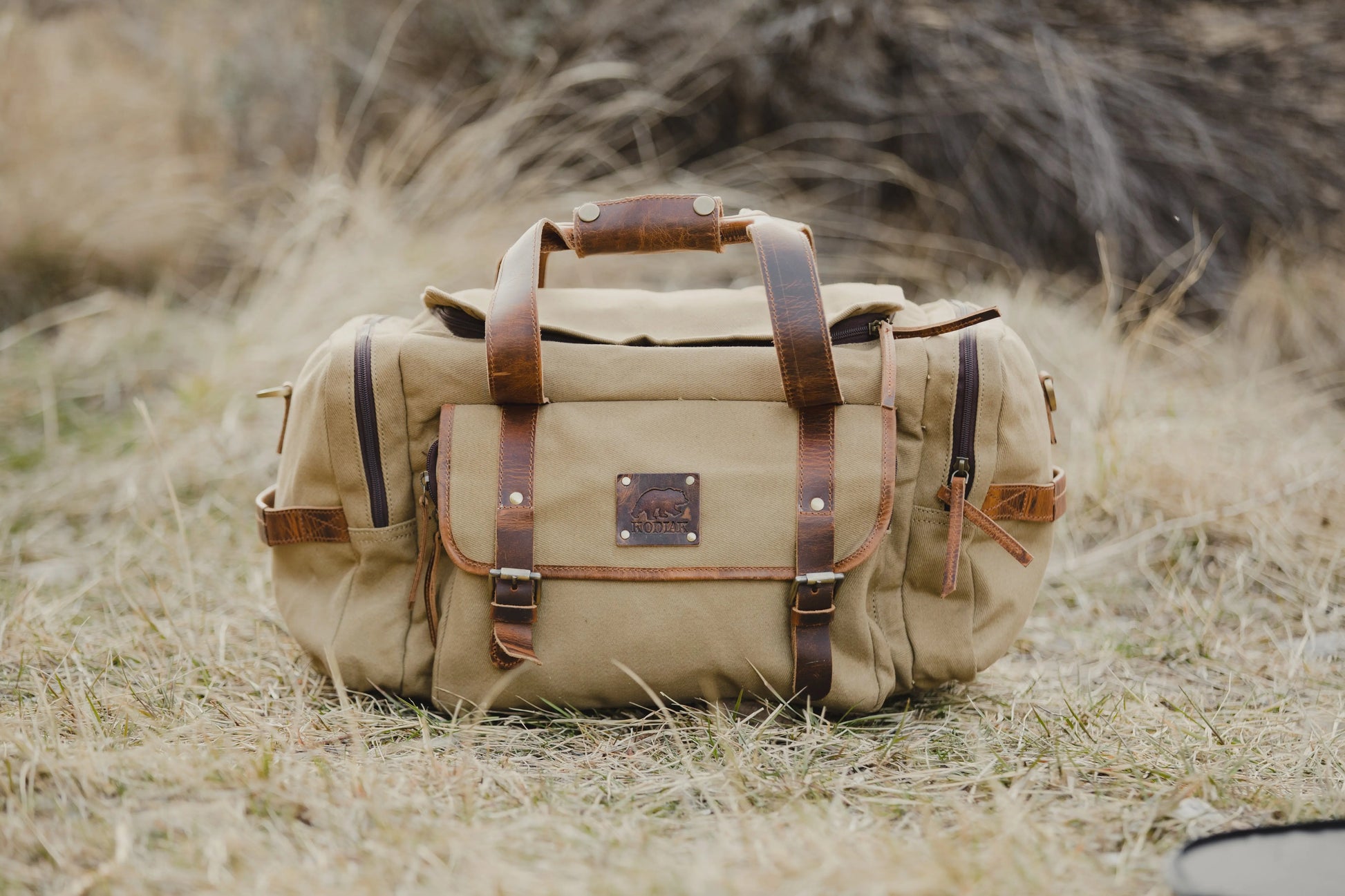 25L Wasatch Duffel Kodiak Leather