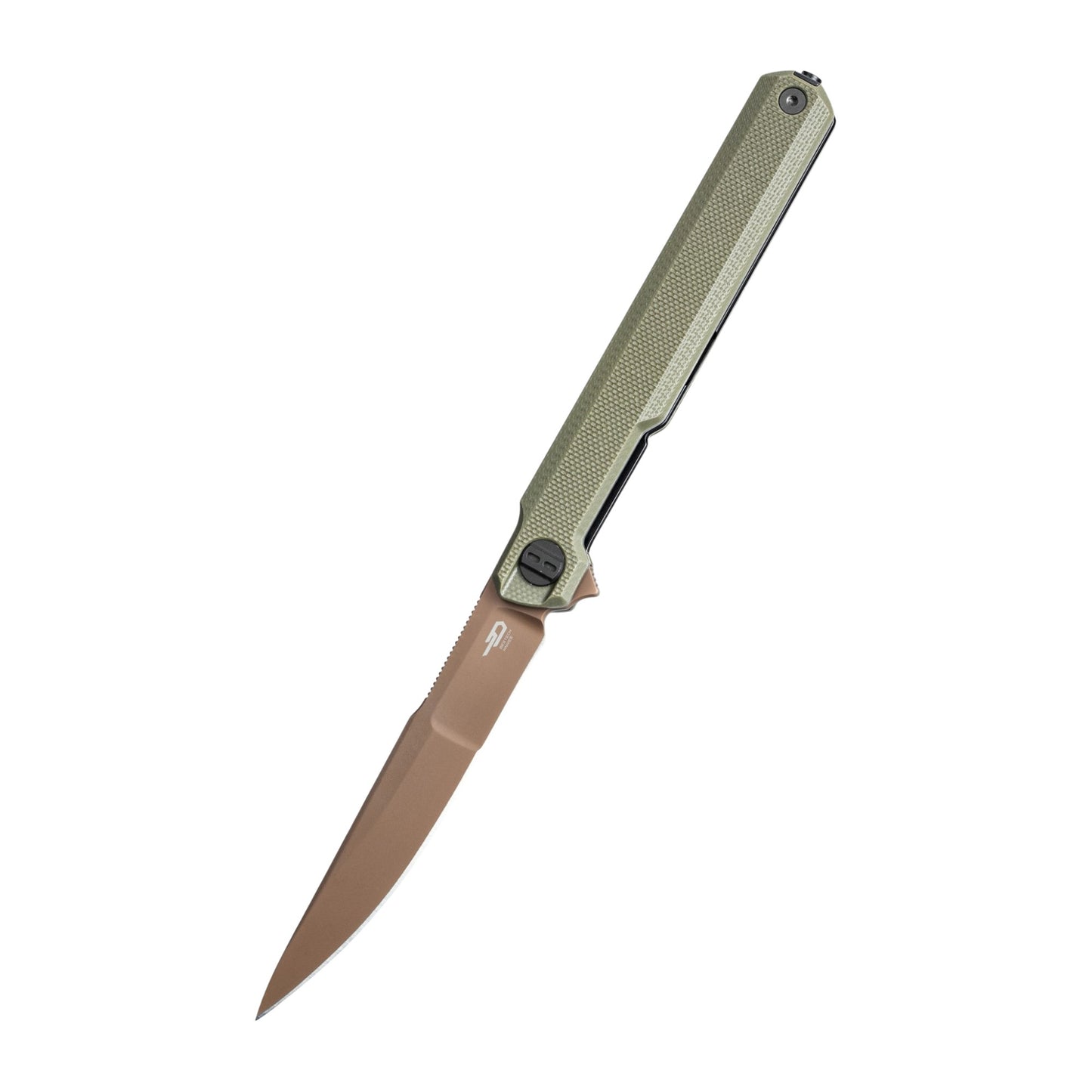 Bestech Duoz OD Green Slim Folding Knife
