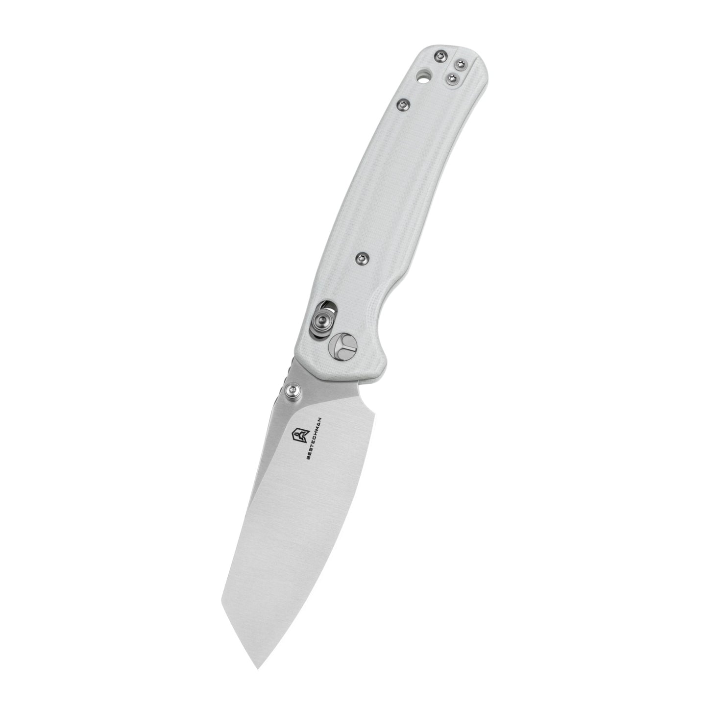 Bestech Cicada's Wing Folding Knife - 10Cr15CoMoV Blade B-Lock White
