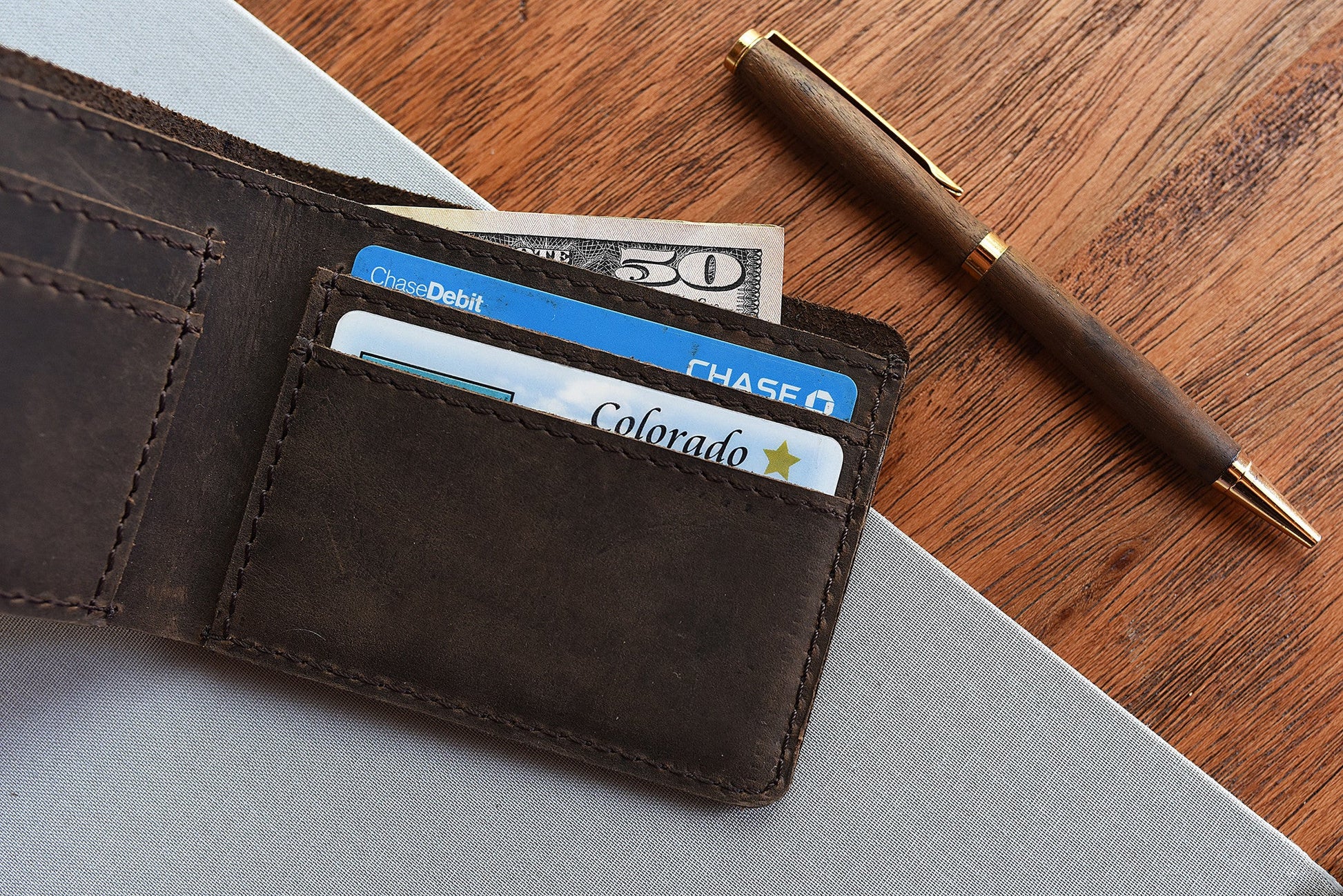 Step Up Wallet Kiko Leather