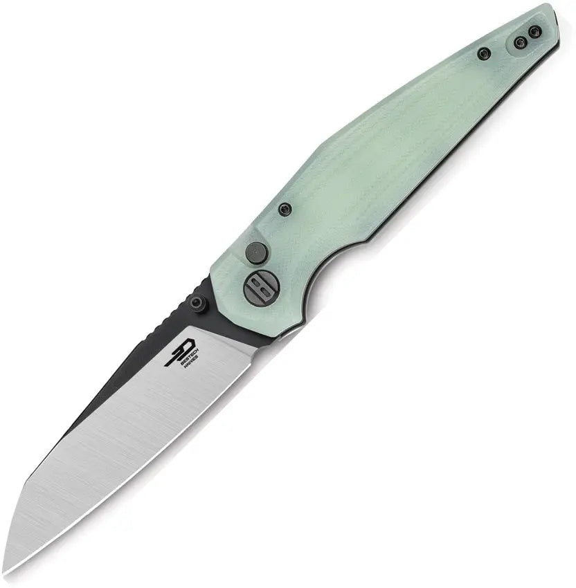 Jade G10 Snakebird Button Lock Folding Knife