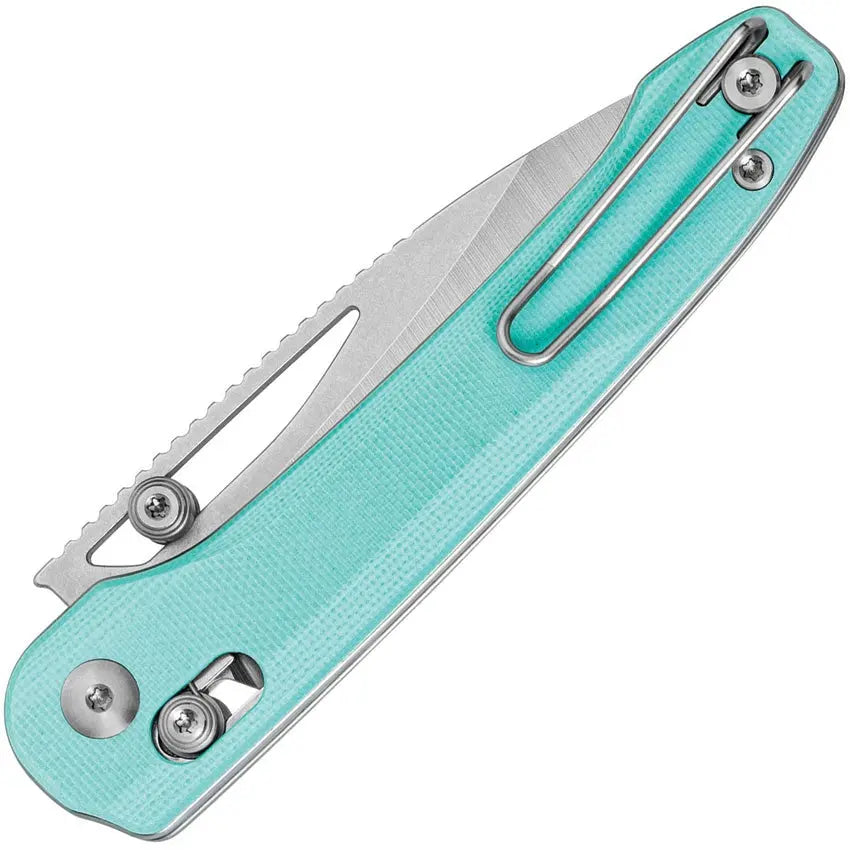 Bestech Blue Cobber Bar Lock Folding Knife Clip & Carry