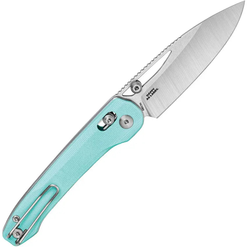 Bestech Blue Cobber Bar Lock Folding Knife Clip & Carry