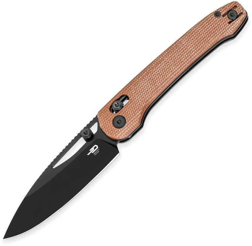 Micarta Cobber Bar Lock Folding Knife