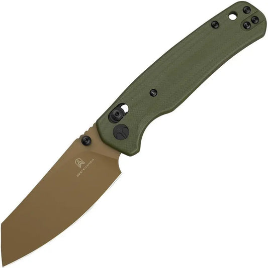 Bestech Cicada's Wing OD/Gold Folding Knife Bestech