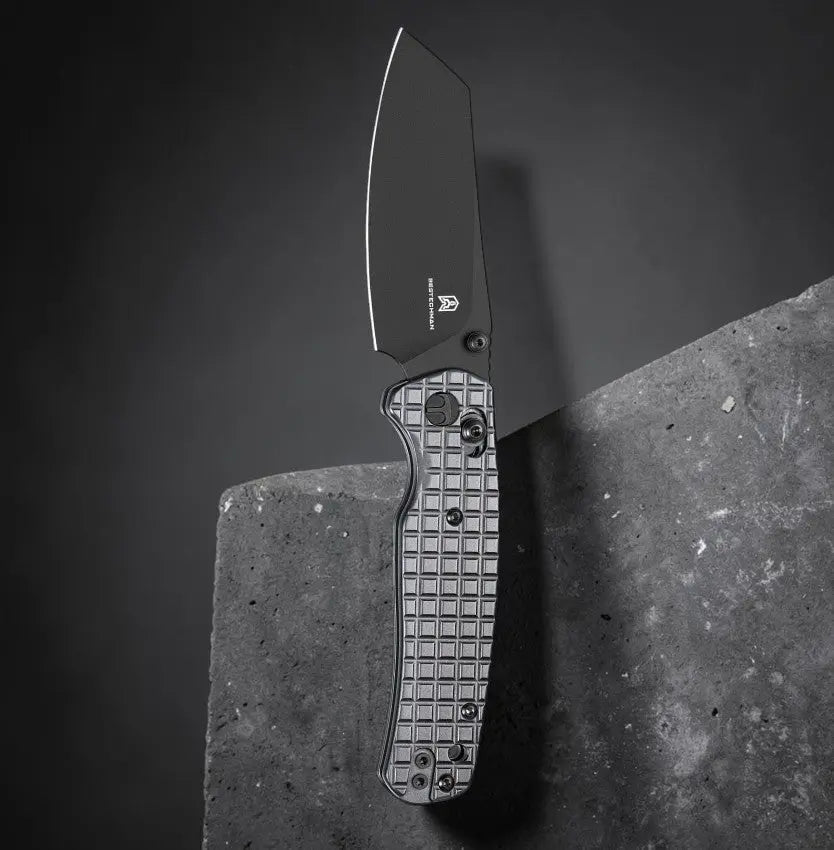 Bestech Cicada's Wing B-Lock Folding Knife - Gray Frag Stainless