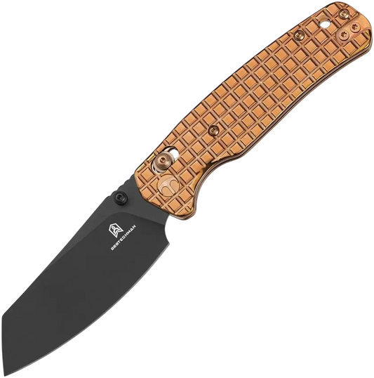 Bestech Cicada's Wing B-Lock Folding Knife - Bronze Frag Stainless