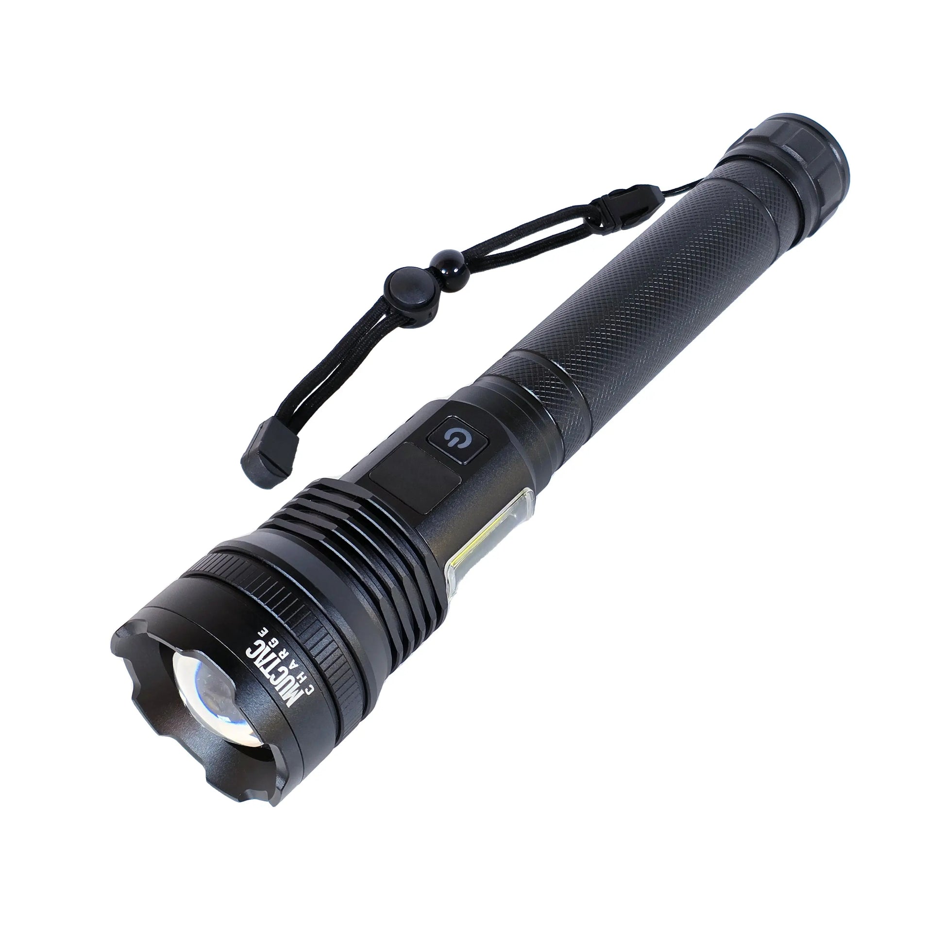 Muctac CHARGE Flashlight, 5000+ LMS, Zoomable, LED, USB, IP65, Aluminum Alloy MUCITUP