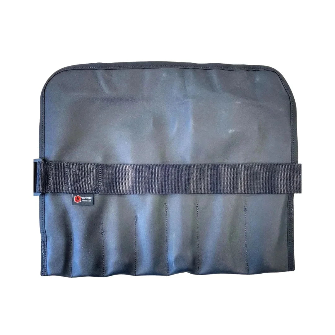 Recycled Firefighter Combat Leather Tool Roll