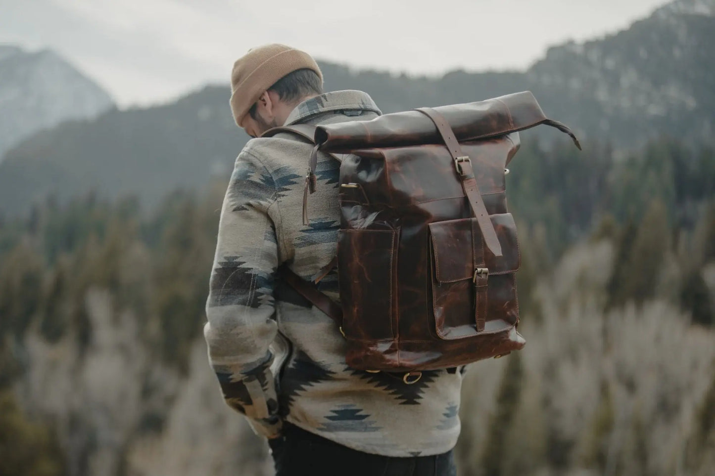 Kobuk Leather Backpack Kodiak Leather