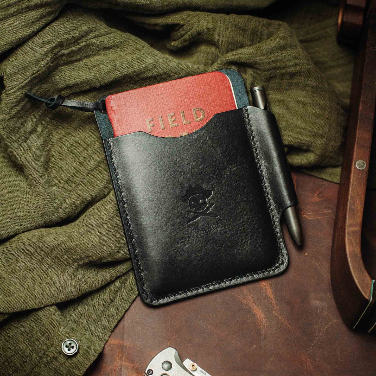 Pirate Goods First Mate Fatty – Large Leather EDC Organizer Pirate Goods