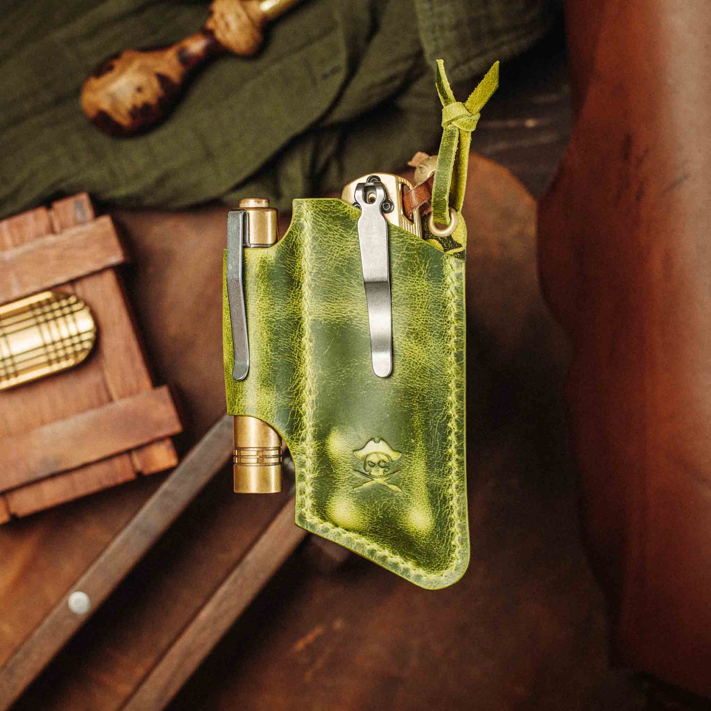 Pirate Goods Sailor v3 – Leather EDC Knife Sleeve Pirate Goods