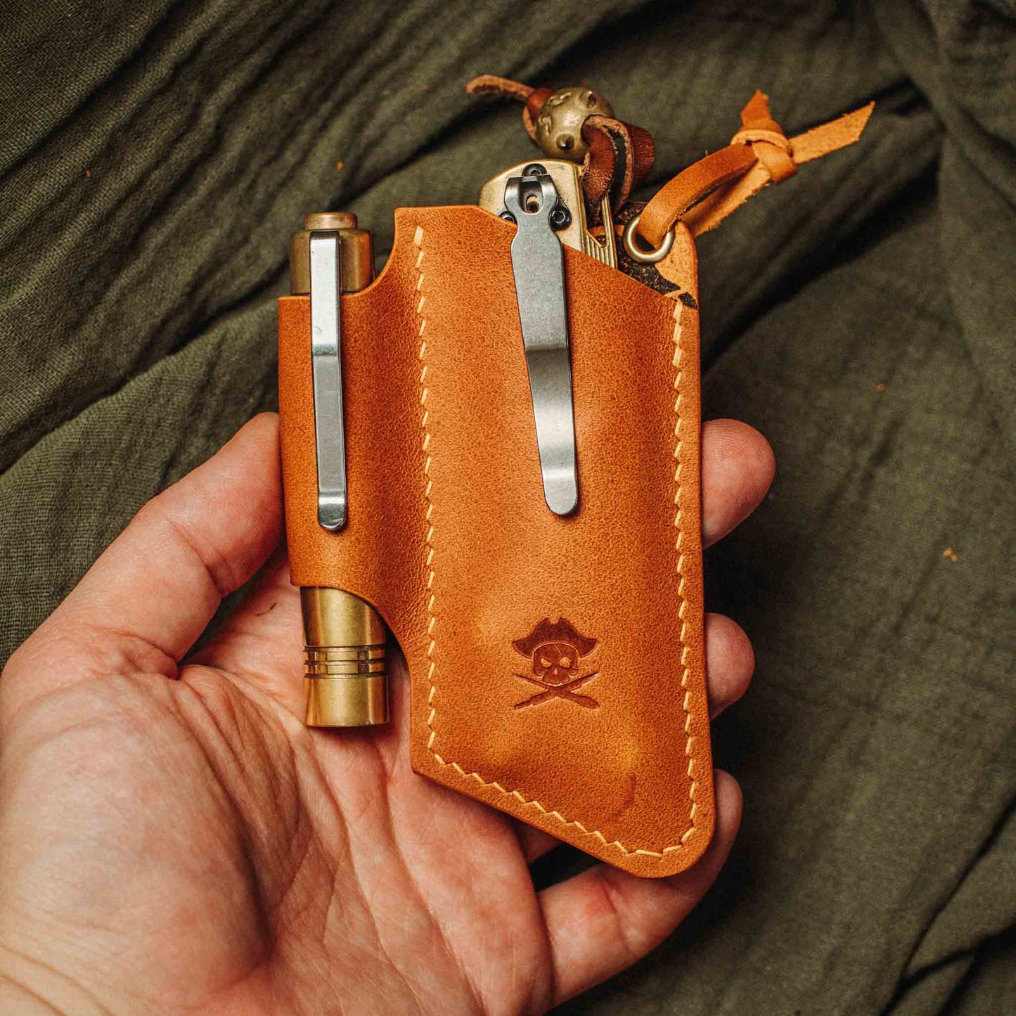 Pirate Goods Sailor v3 – Leather EDC Knife Sleeve Pirate Goods