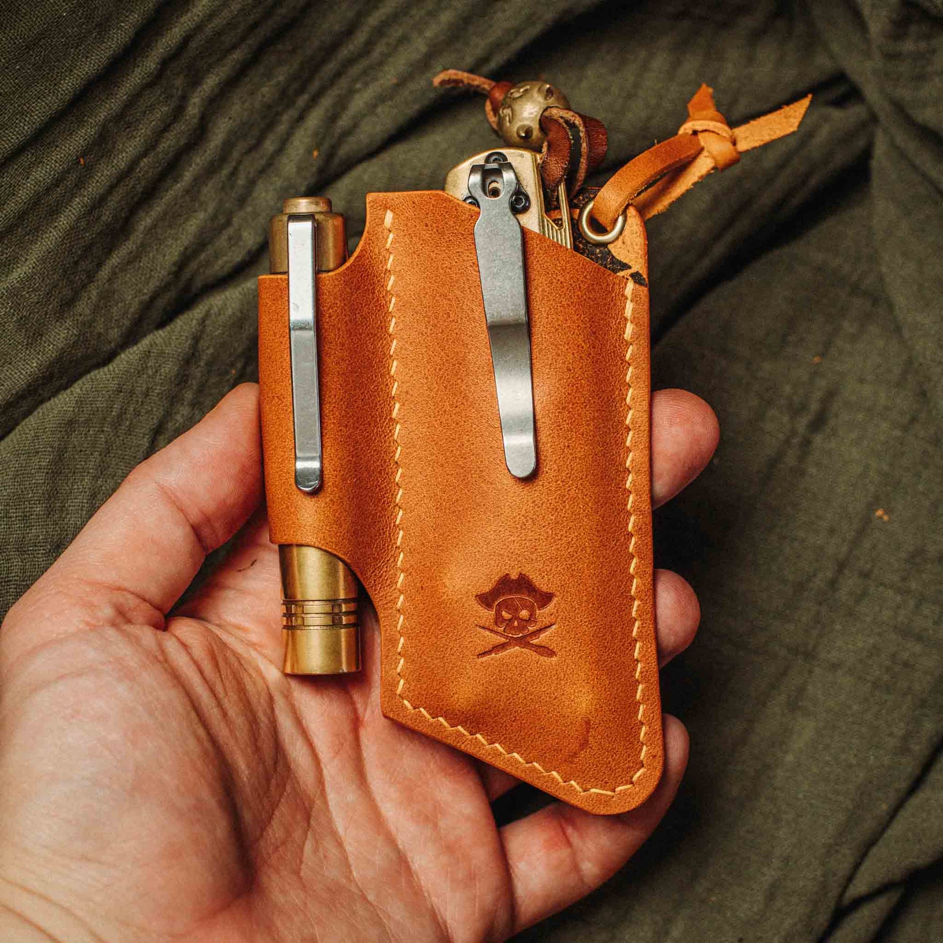 Pirate Goods Sailor v3 – Leather EDC Knife Sleeve Pirate Goods