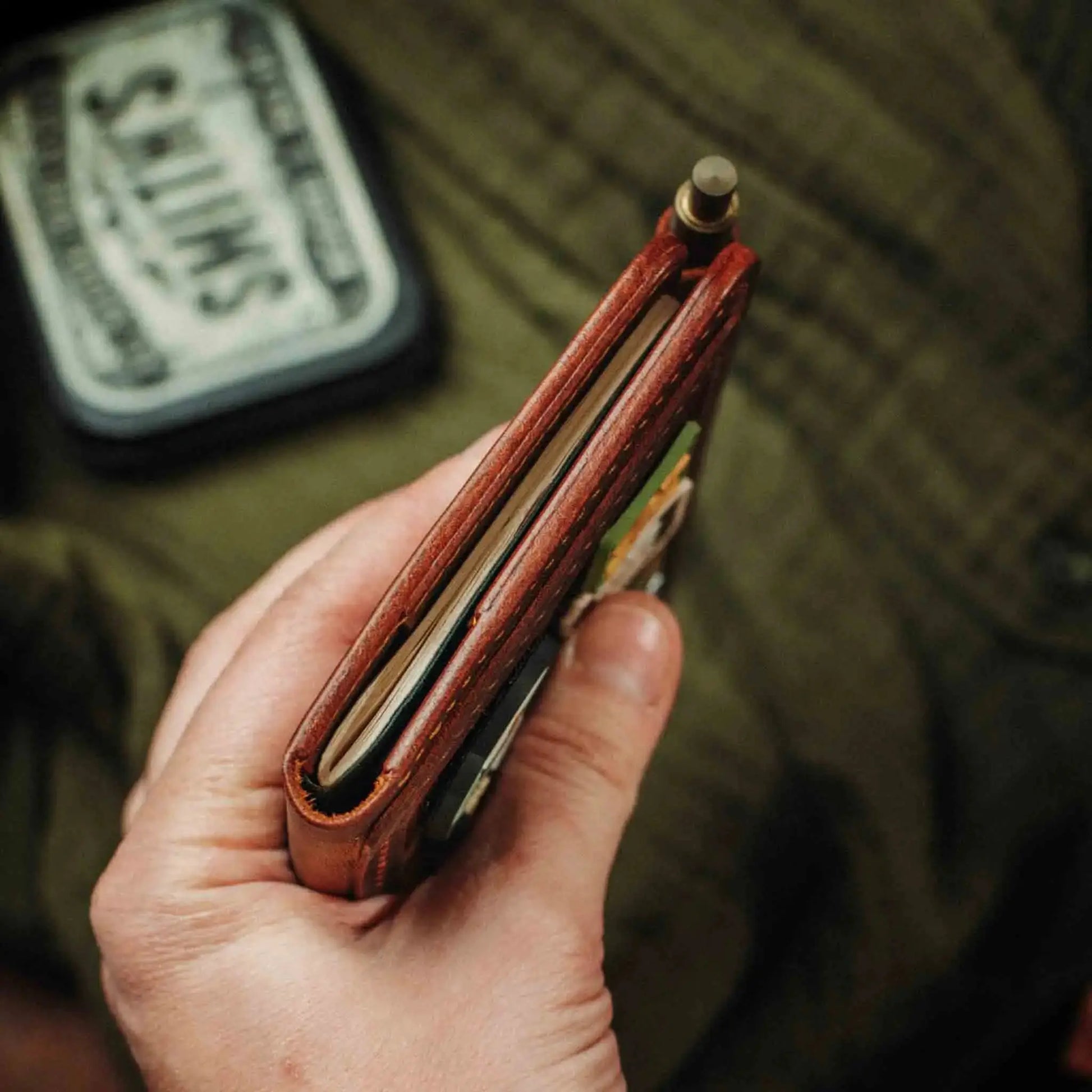 Quartermaster v2 – Leather Passport Wallet with Velcro | Pirate Goods Pirate Goods