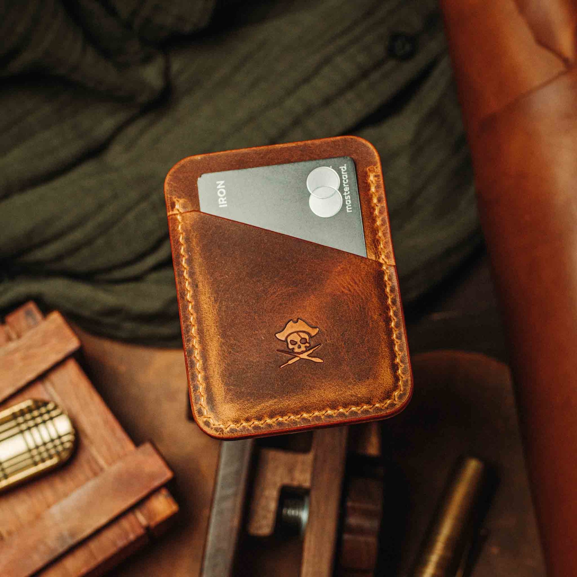 Pirate Goods Boatswain v3 – Minimalist Leather Card Holder Pirate Goods