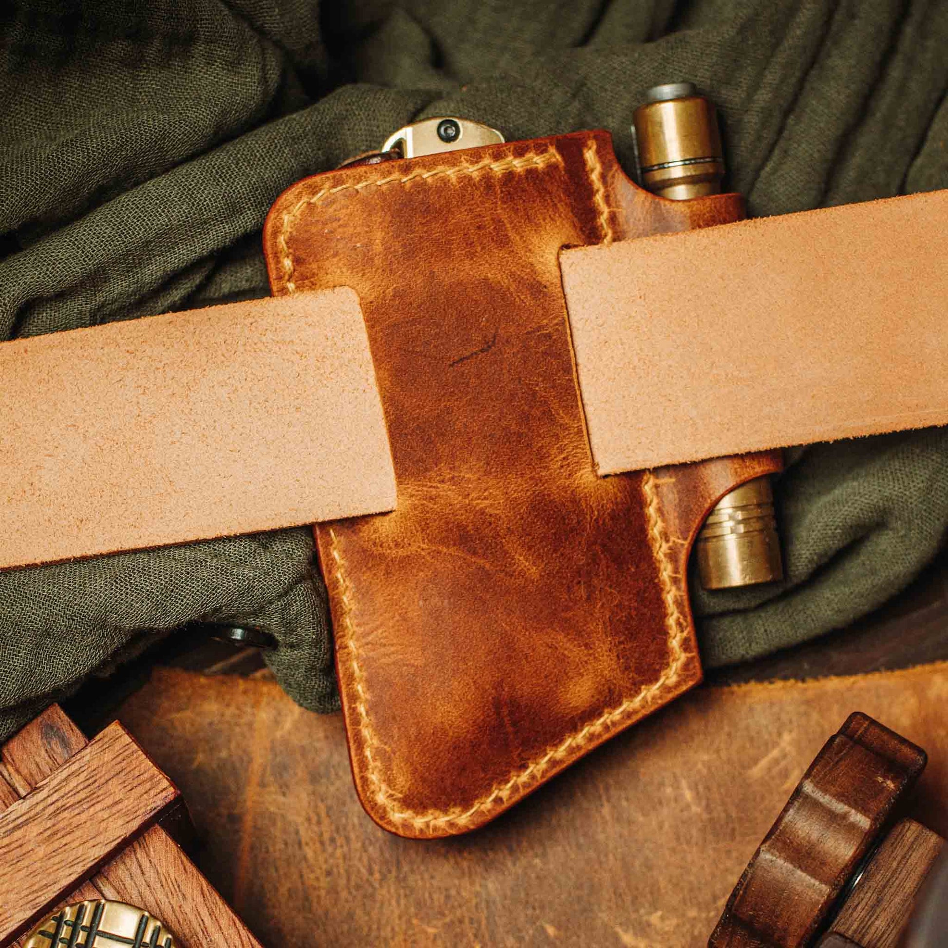 Pirate Goods Sailor v4 Knife Sheath – Leather EDC Belt Knife Holder Pirate Goods