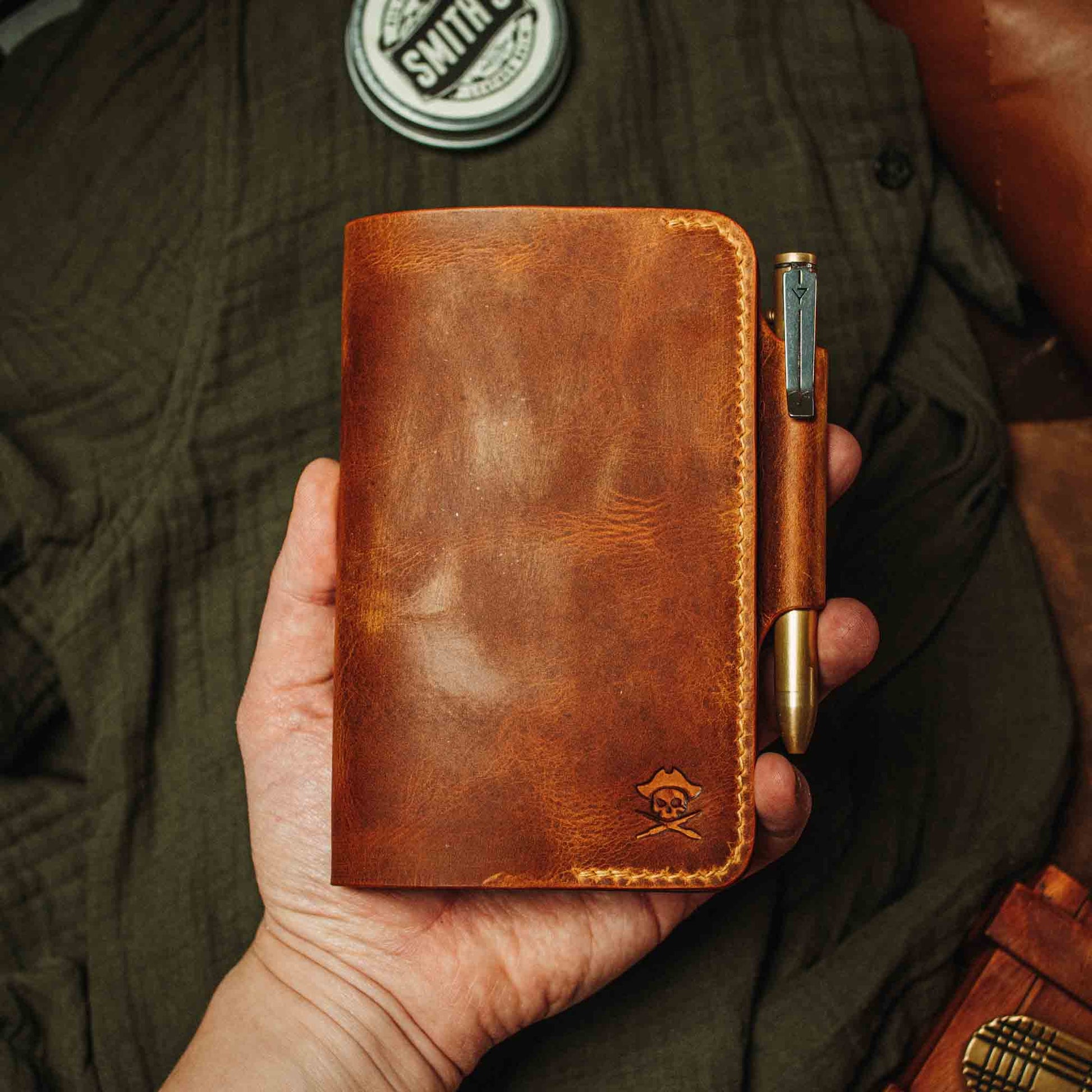 Pirate Goods Navigator - Leather Field Notes Cover Pirate Goods