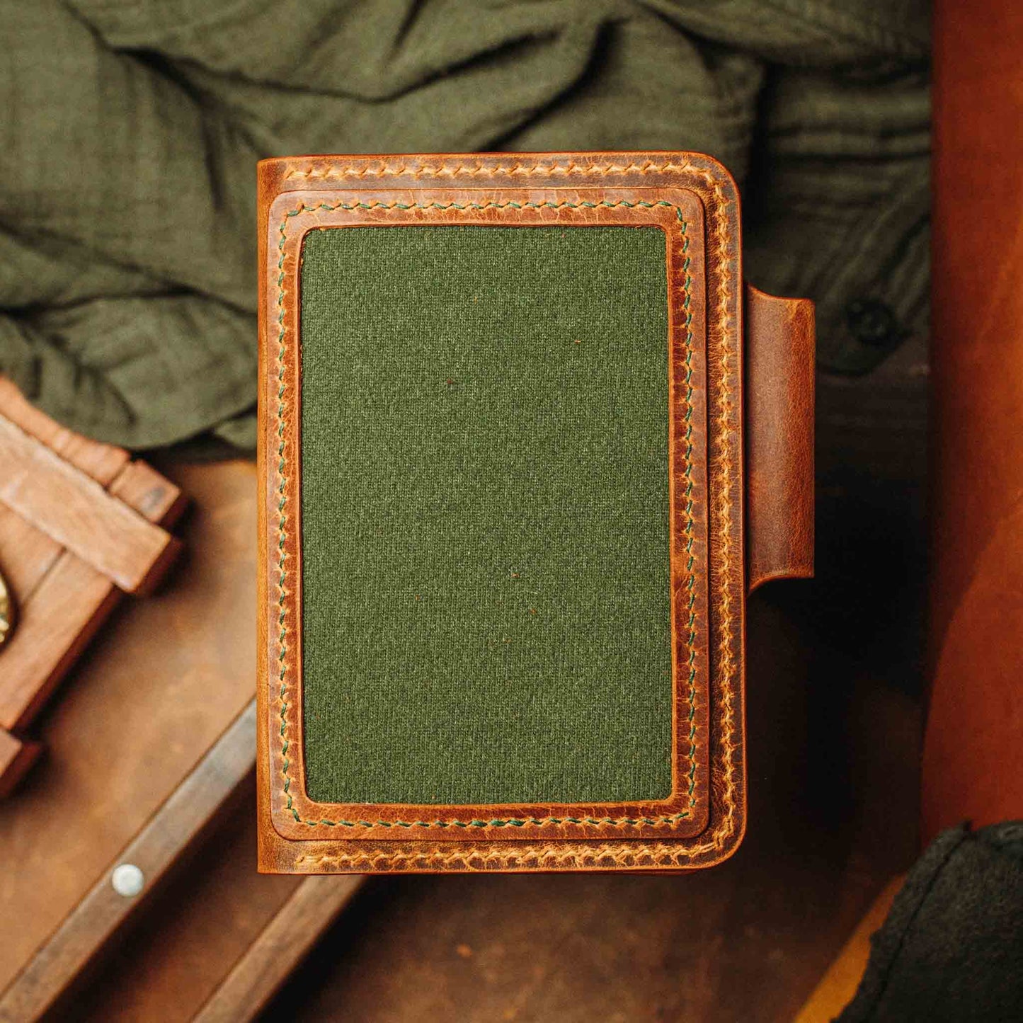 Quartermaster v2 – Leather Passport Wallet with Velcro | Pirate Goods Pirate Goods