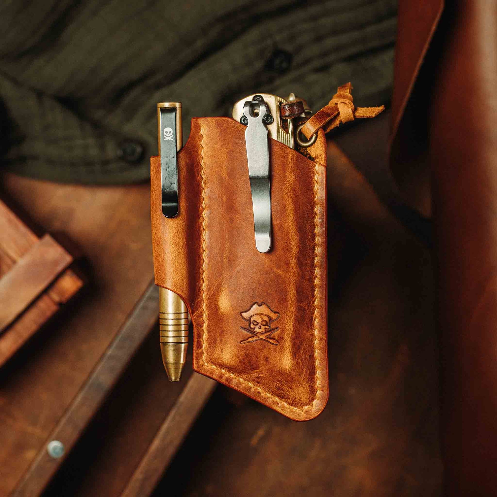 Pirate Goods Sailor v3 – Leather EDC Knife Sleeve Pirate Goods