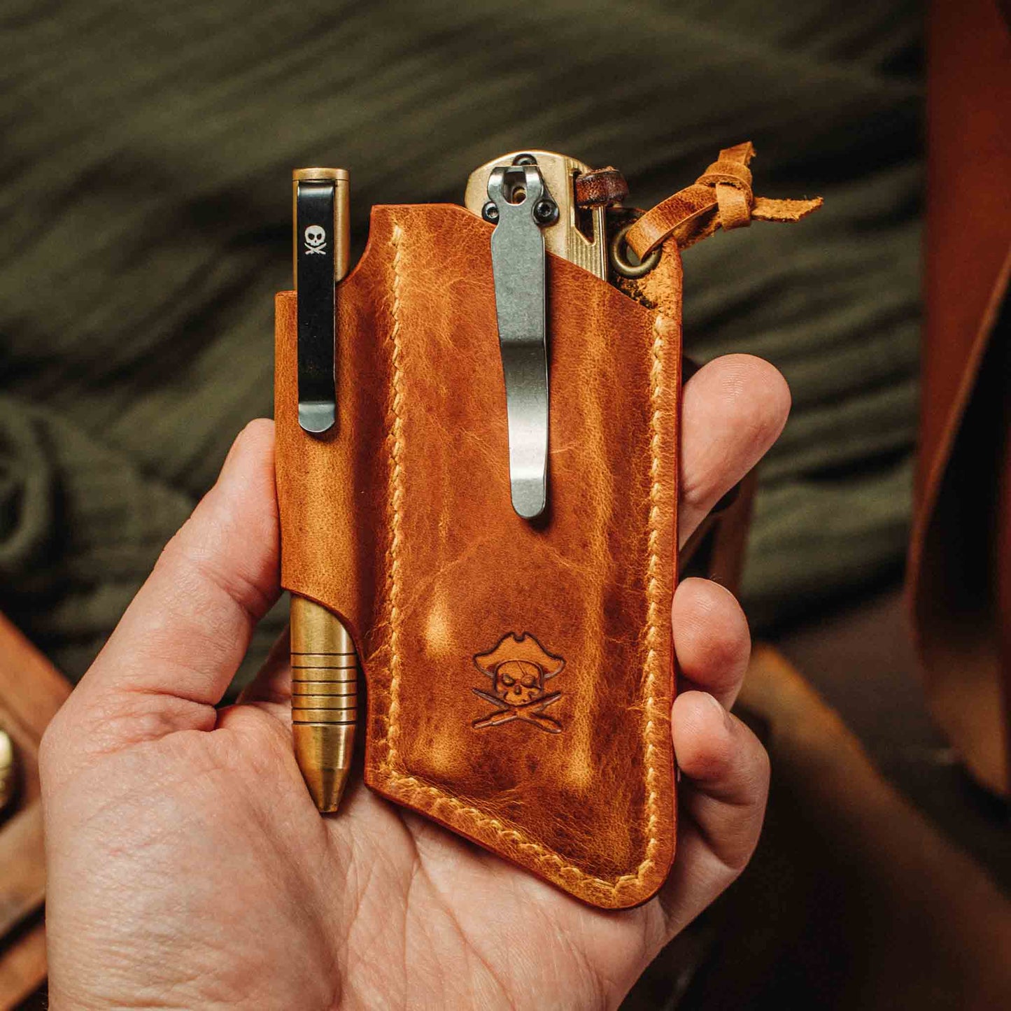 Pirate Goods Sailor v3 – Leather EDC Knife Sleeve Pirate Goods