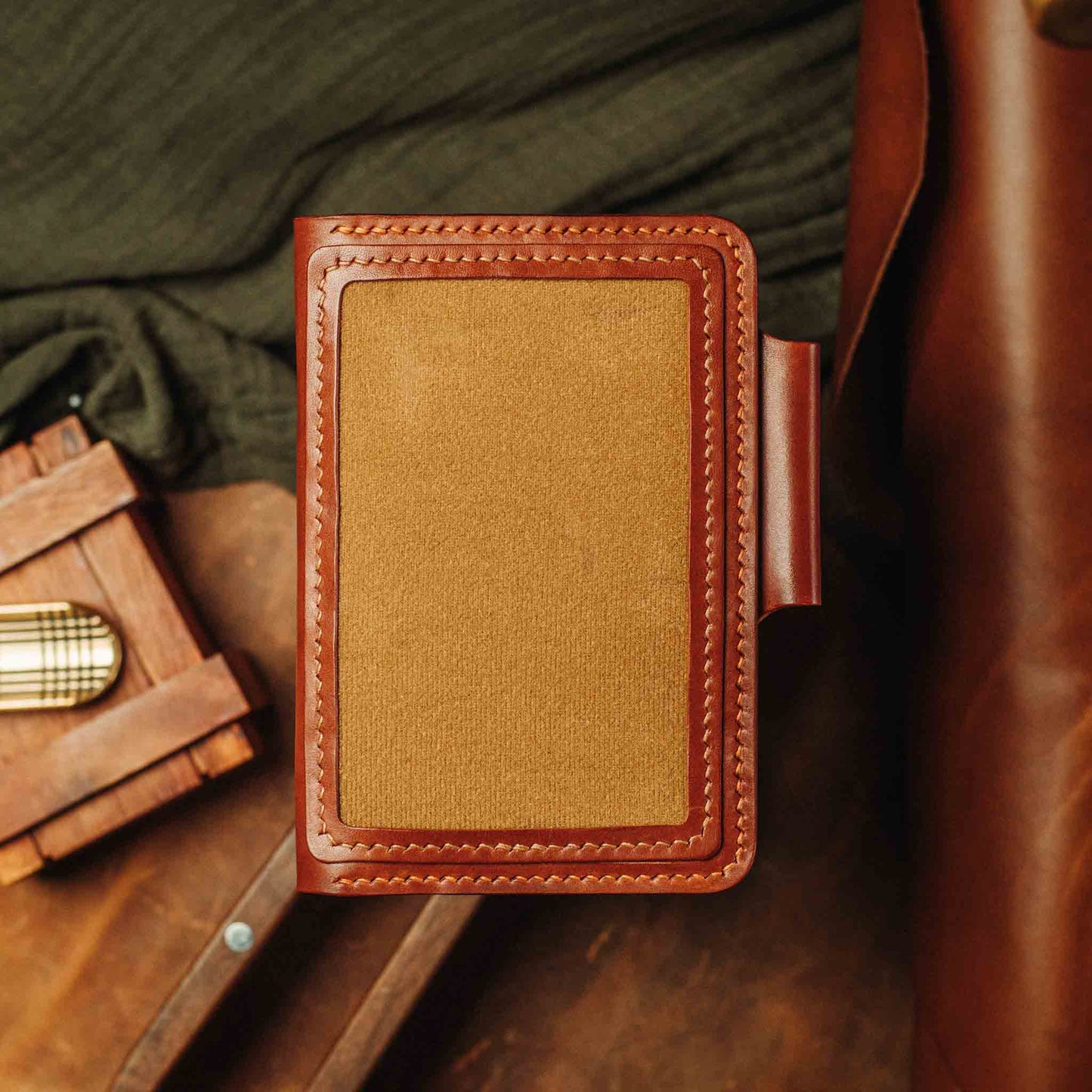 Quartermaster v2 – Leather Passport Wallet with Velcro | Pirate Goods Pirate Goods
