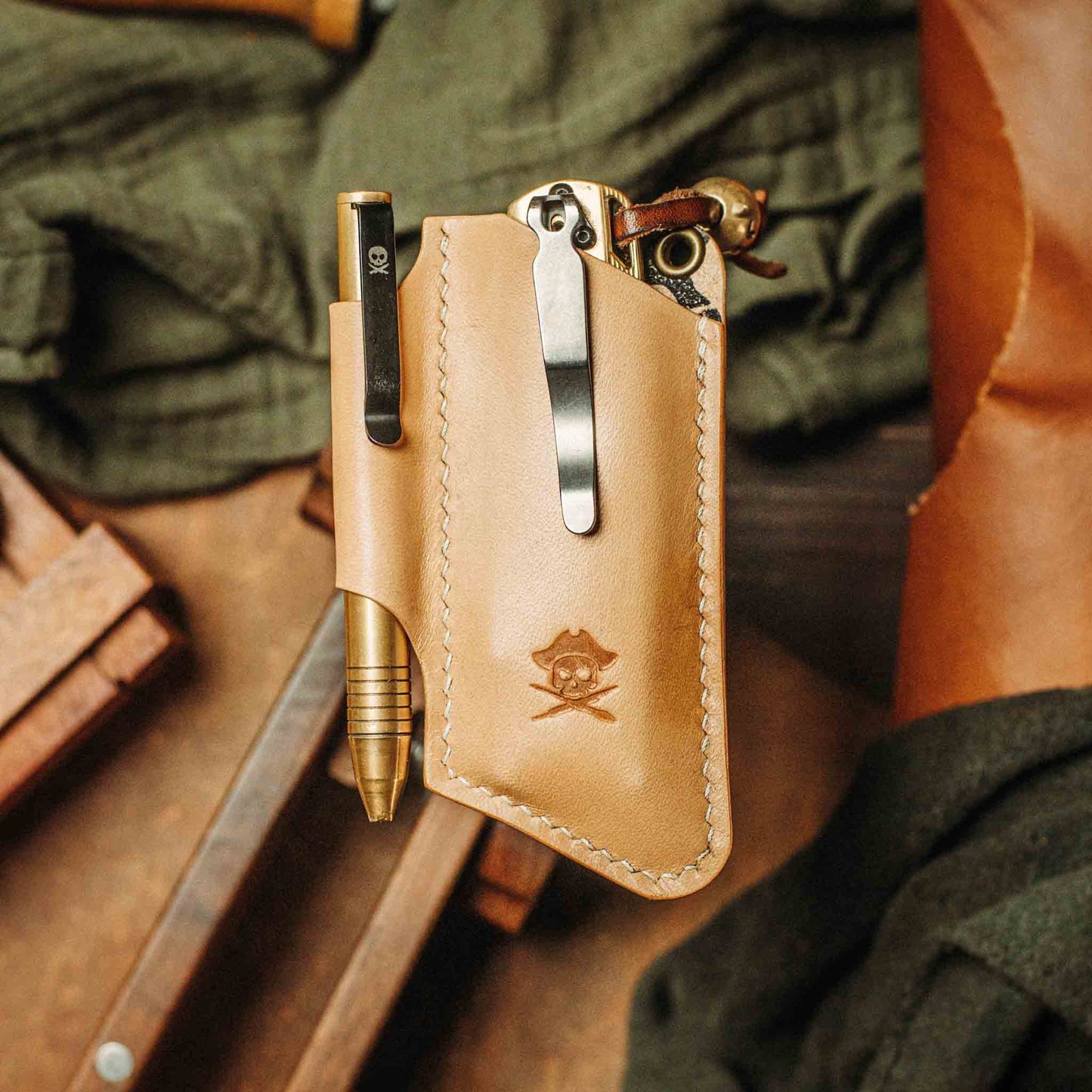 Pirate Goods Sailor v3 – Leather EDC Knife Sleeve Pirate Goods