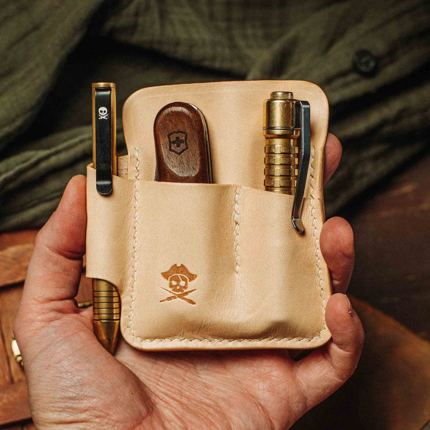 Pirate Goods First Mate Pocket Organizer – Leather EDC Pocket Organizer Pirate Goods