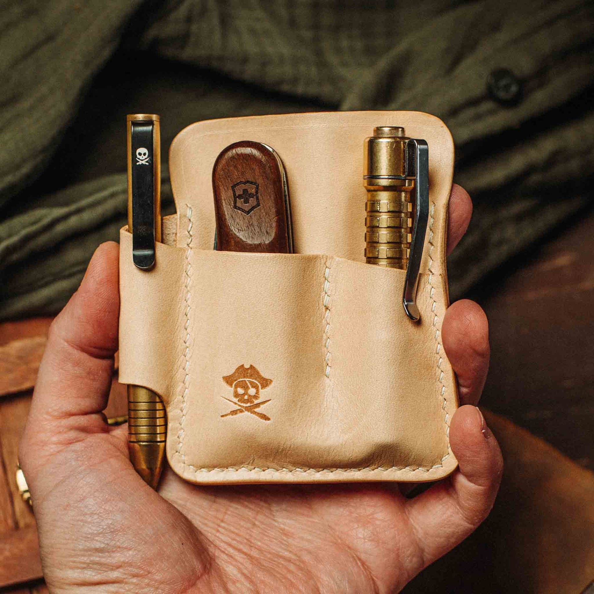 Pirate Goods First Mate Pocket Organizer – Leather EDC Pocket Organizer Pirate Goods