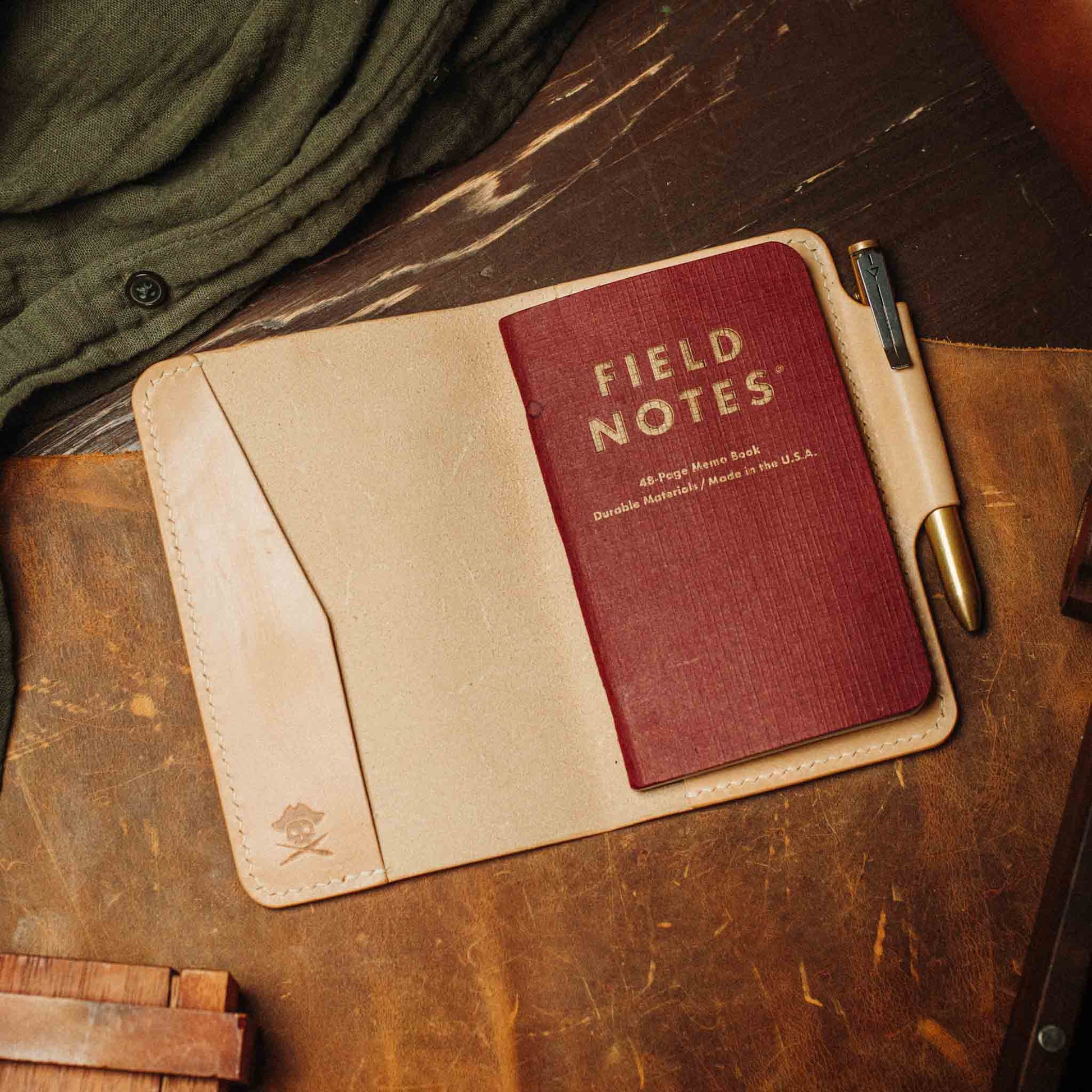 Pirate Goods Navigator - Leather Field Notes Cover Pirate Goods