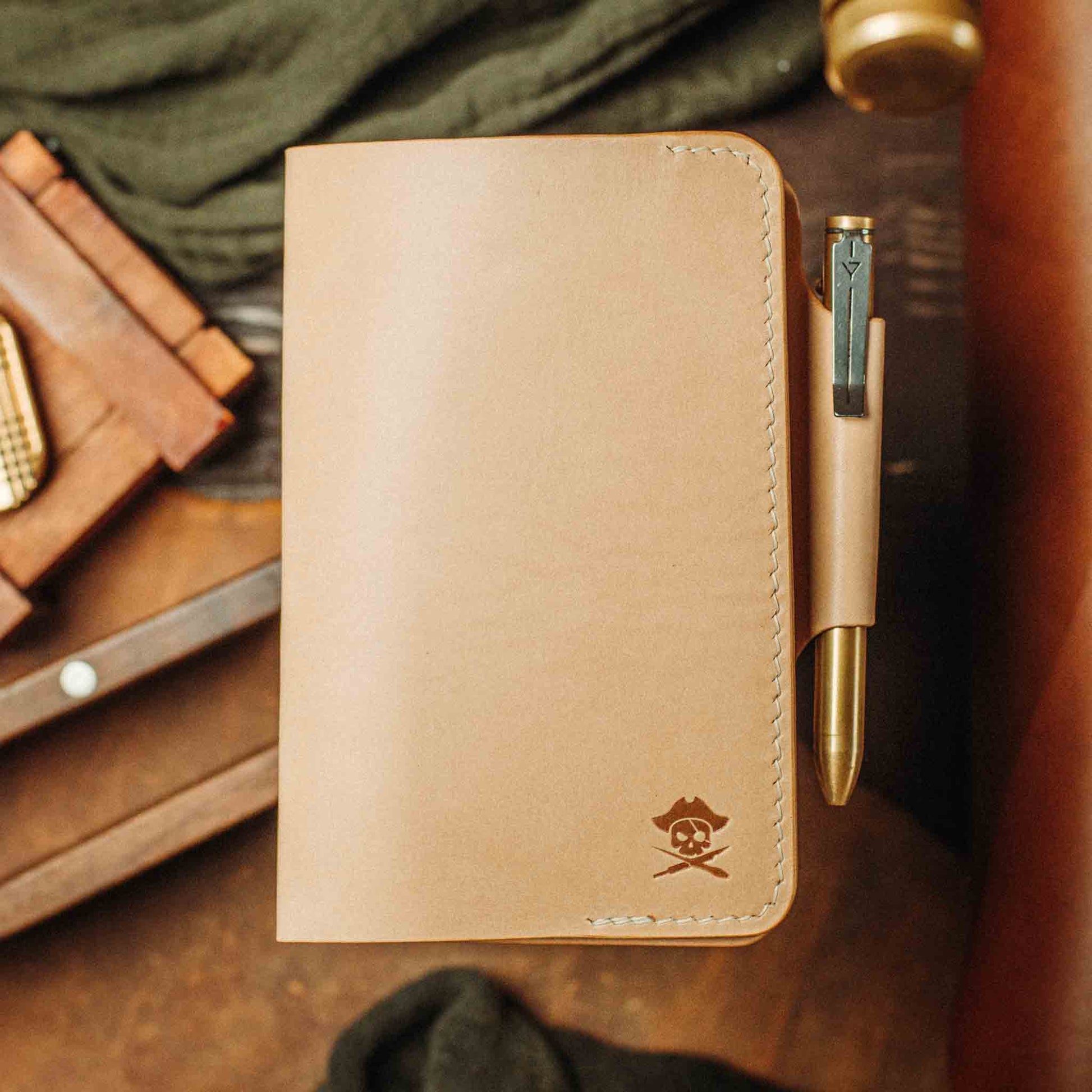 Pirate Goods Navigator - Leather Field Notes Cover Pirate Goods