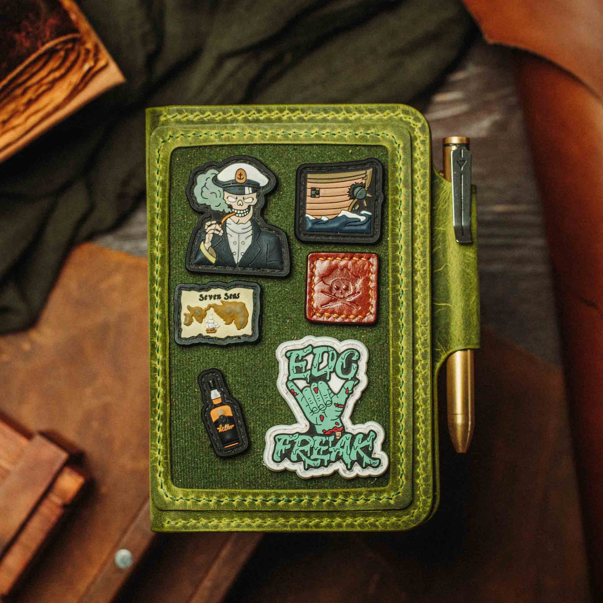 Quartermaster v2 – Leather Passport Wallet with Velcro | Pirate Goods Pirate Goods