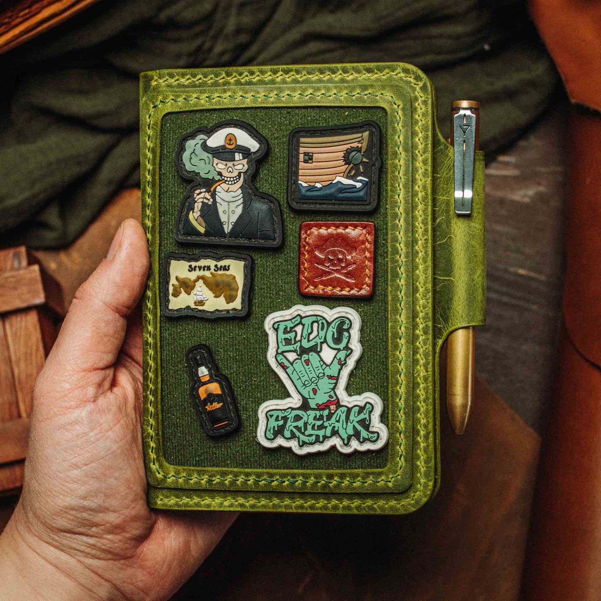 Quartermaster v2 – Leather Passport Wallet with Velcro | Pirate Goods Pirate Goods