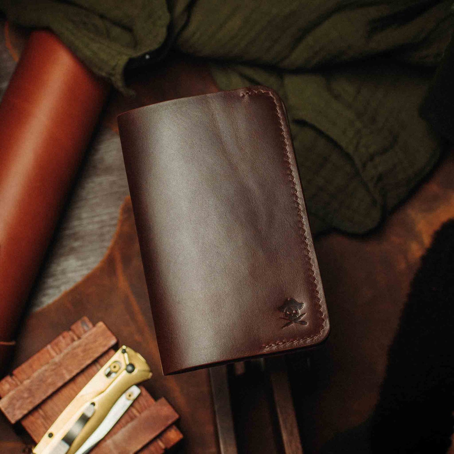 Pirate Goods Navigator - Leather Field Notes Cover Pirate Goods