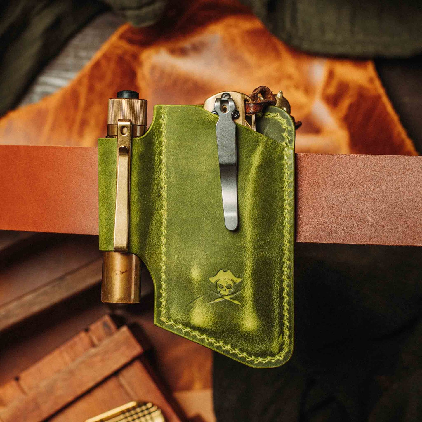 Pirate Goods Sailor v4 Knife Sheath – Leather EDC Belt Knife Holder Pirate Goods