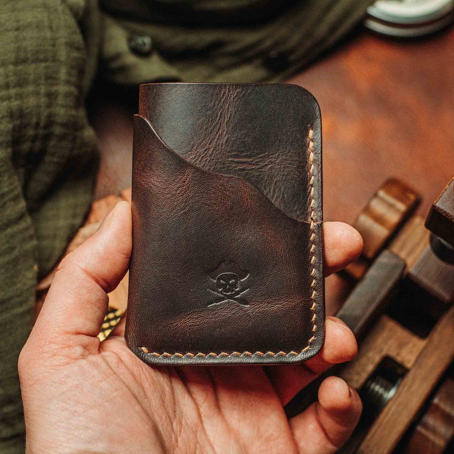 Venturer v2 – Minimalist Leather Wallet Pirate Goods