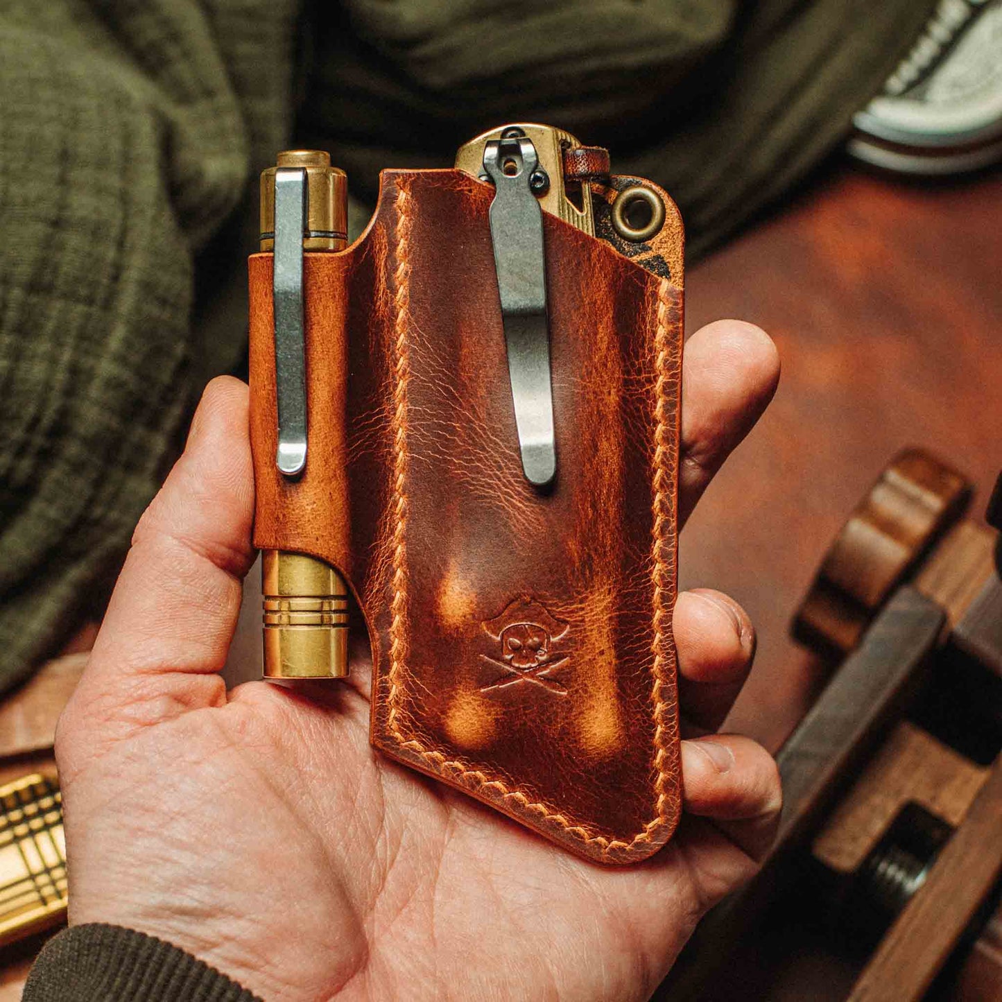 Pirate Goods Sailor v3 – Leather EDC Knife Sleeve Pirate Goods