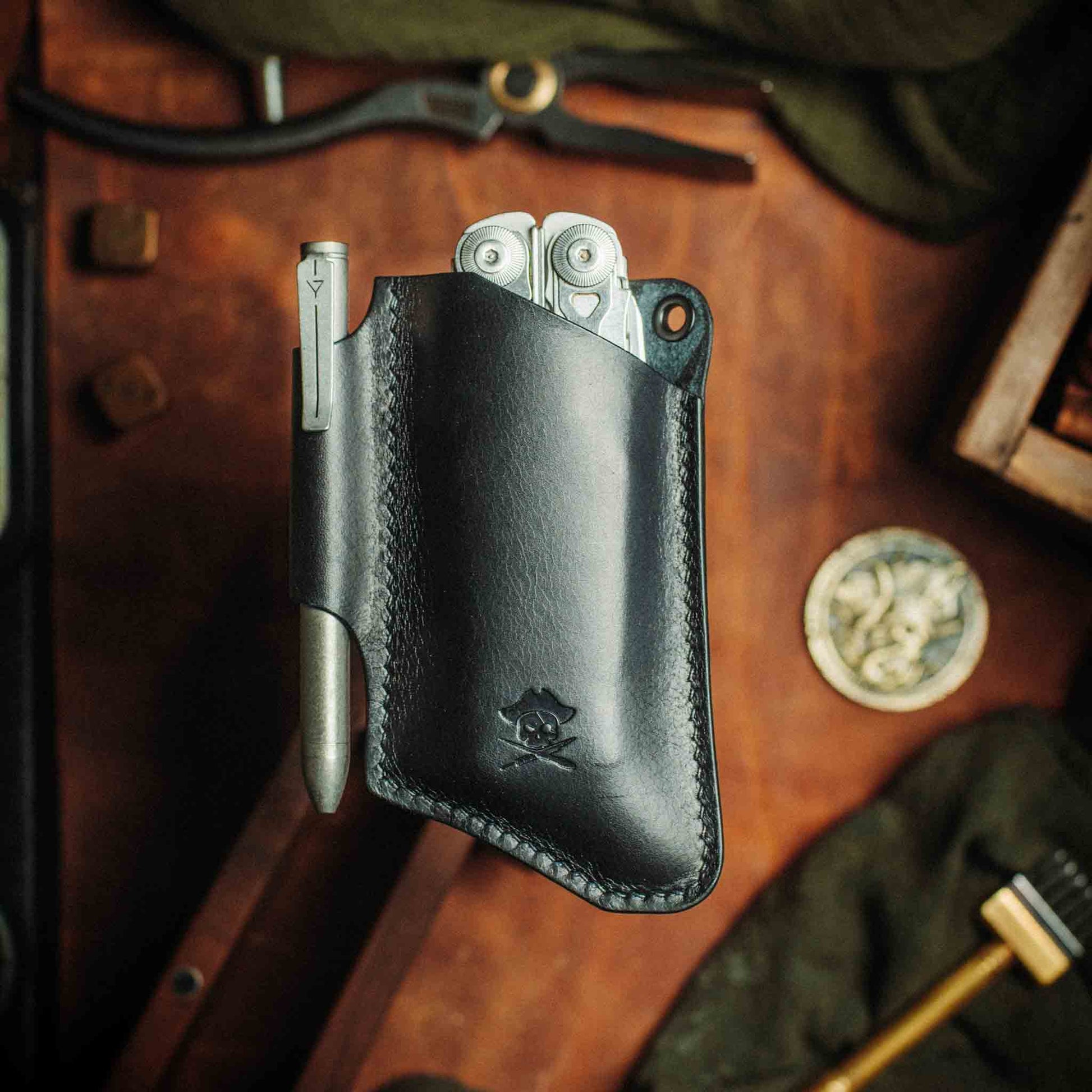 Pirate Goods Sailor v3 – Leather EDC Knife Sleeve Pirate Goods