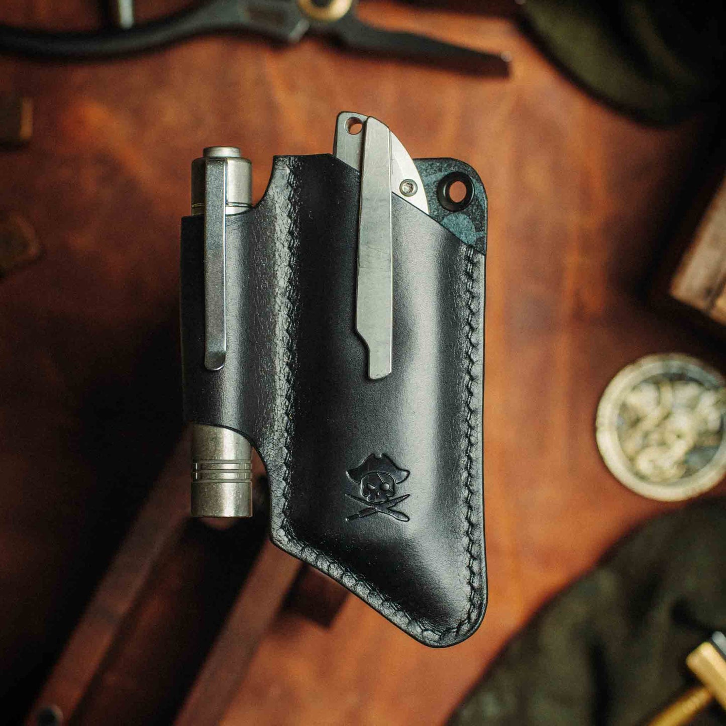Pirate Goods Sailor v3 – Leather EDC Knife Sleeve Pirate Goods