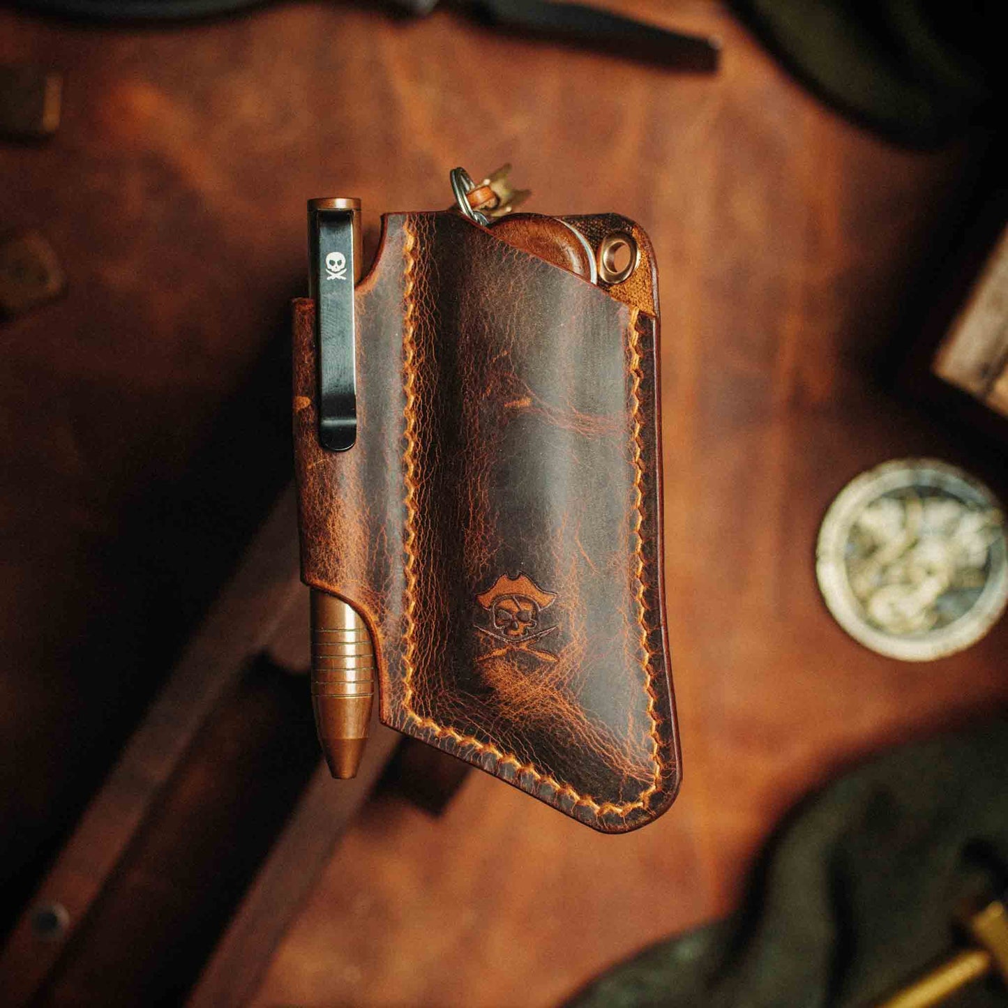 Pirate Goods Sailor v3 – Leather EDC Knife Sleeve Pirate Goods