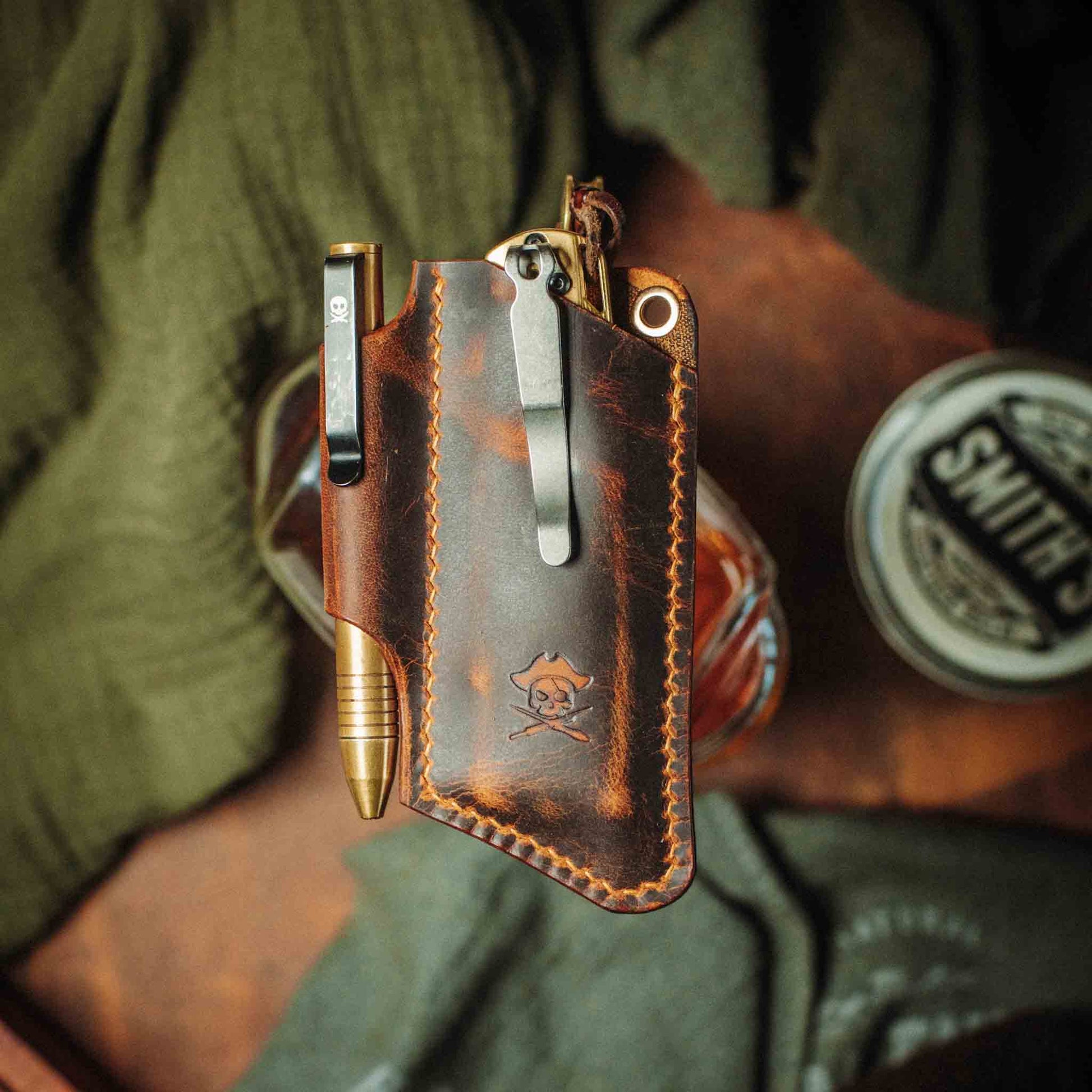 Pirate Goods Sailor v3 – Leather EDC Knife Sleeve Pirate Goods
