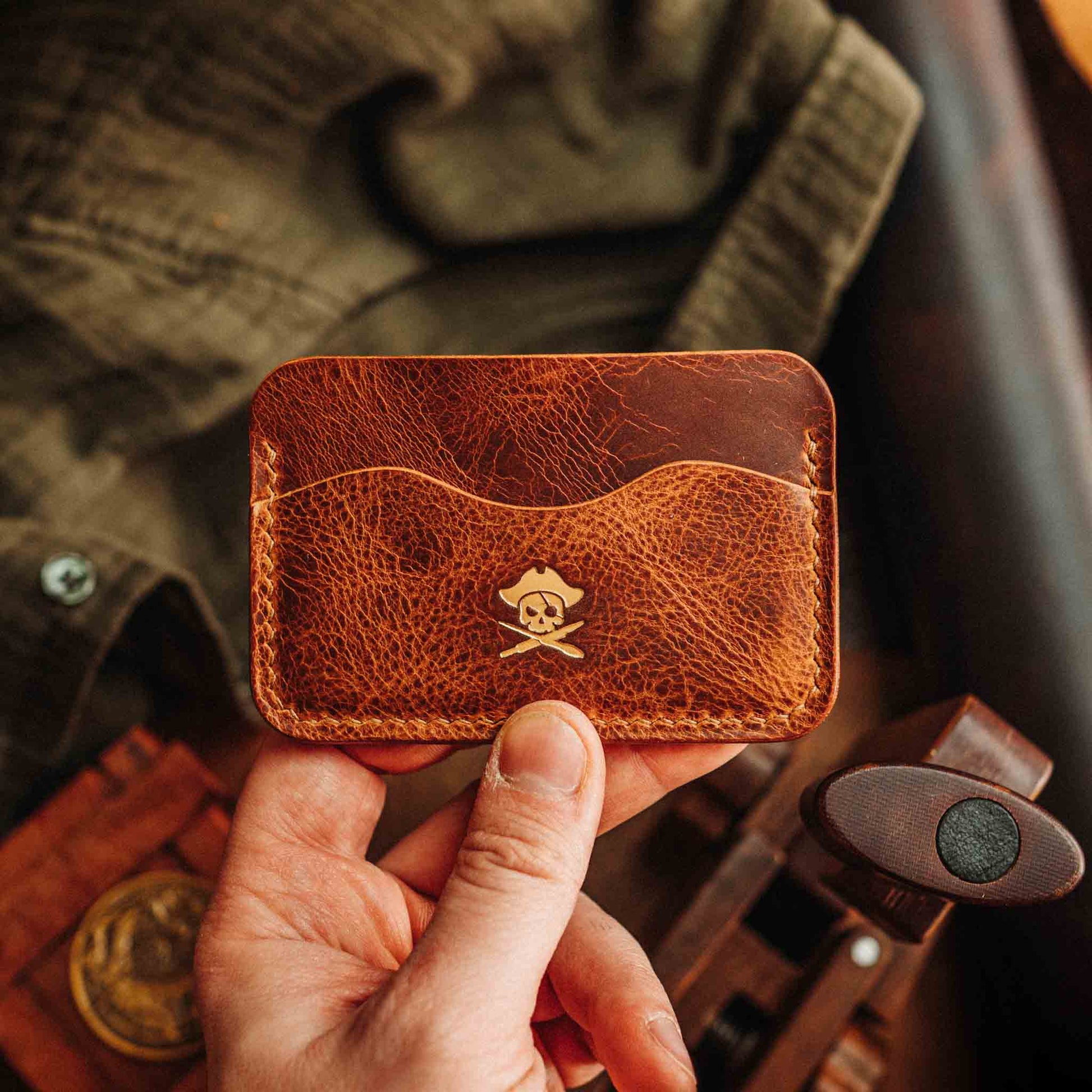 Pirate Goods Drunken Boatswain v2 – Leather Card Holder Pirate Goods