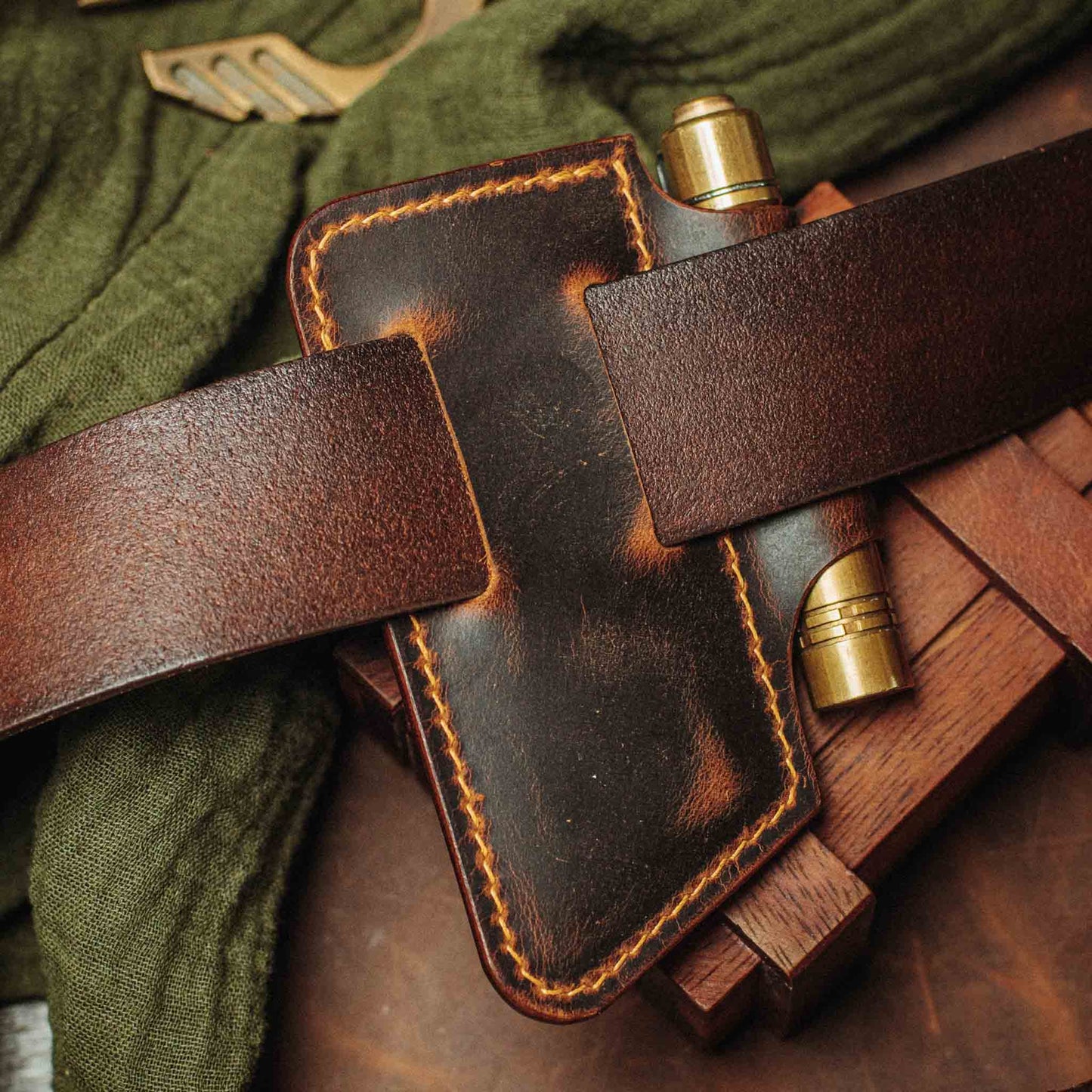 Pirate Goods Sailor v4 Knife Sheath – Leather EDC Belt Knife Holder Pirate Goods